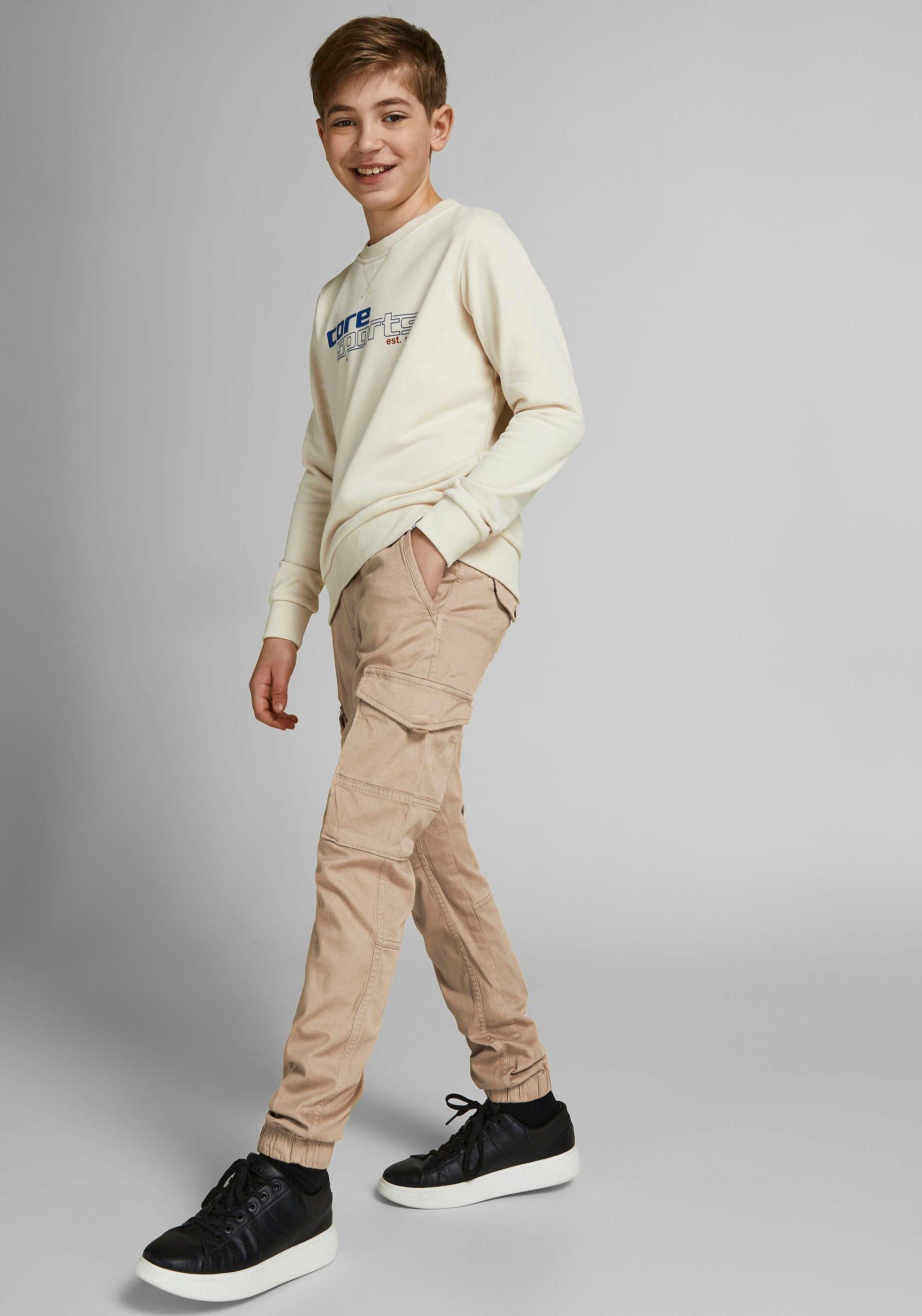 Jack & Jones Junior Cargohose JPSTPAUL JJFLAKE 1075 CROCKERY NOOS JNR – Bild 4 von 5
