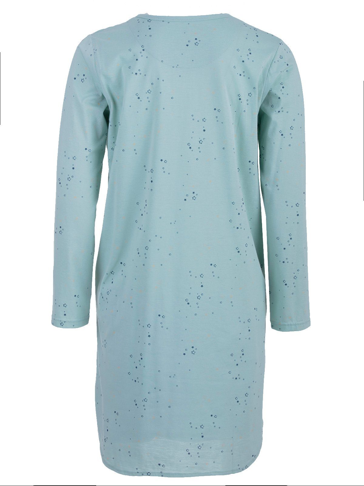 zeitlos Nachthemd Schlafshirt Langarm - Sterne