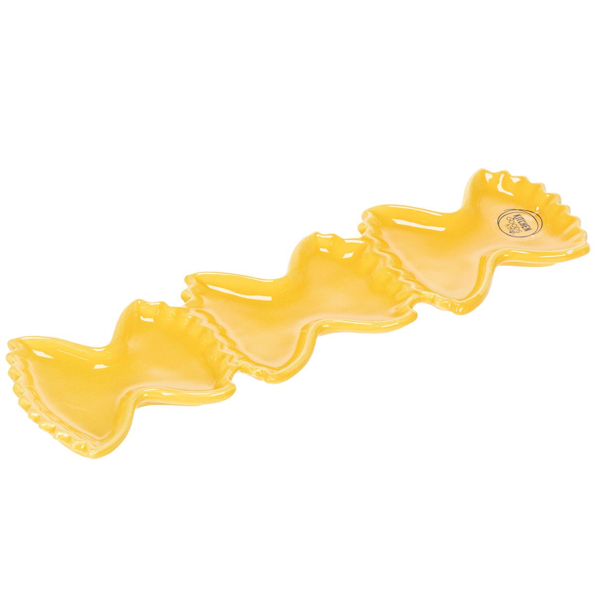 Kaemingk Dekofigur Keramik-Dipschale im Pasta-Design für stilvolle
