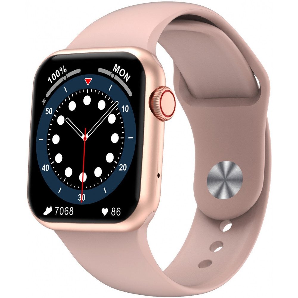Vieta Pro Vieta #FOCUS Smartwatch pink - Fitnessuhr. Smartwatch, Moderne pinke Smartwatch, Moderne pinke Smartwatch