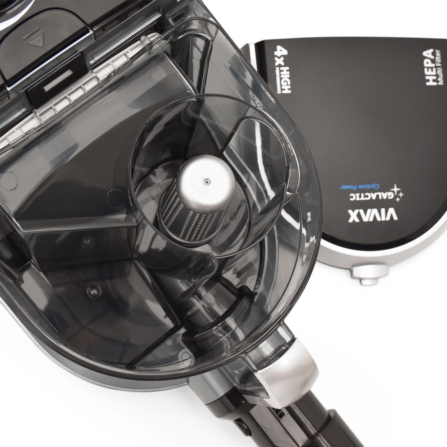 Vivax Zyklon Hybrid Staubsauger Watt, 2,5 beutellos Liter Fassungsvermögen 800 schwarzgrau, W, 800