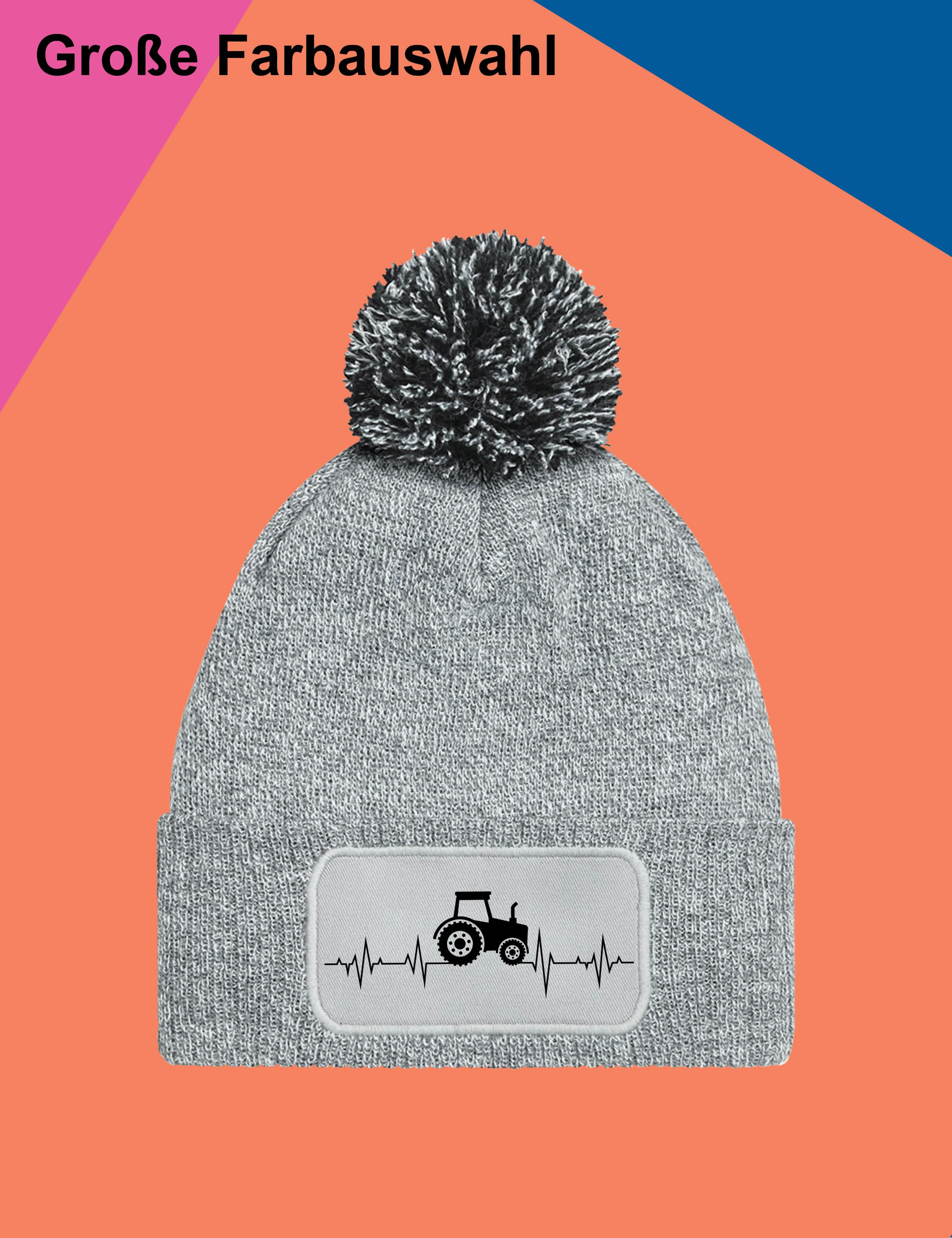 Youth Designz Beanie Unisex Strick Bommel günstig online kaufen