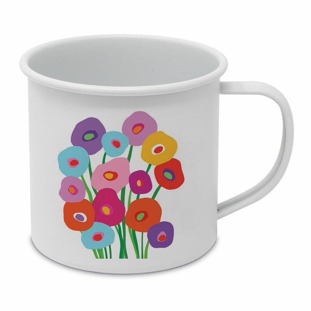 PPD Tasse Super Bouquet Happy Metal Mug 500 ml, Metall