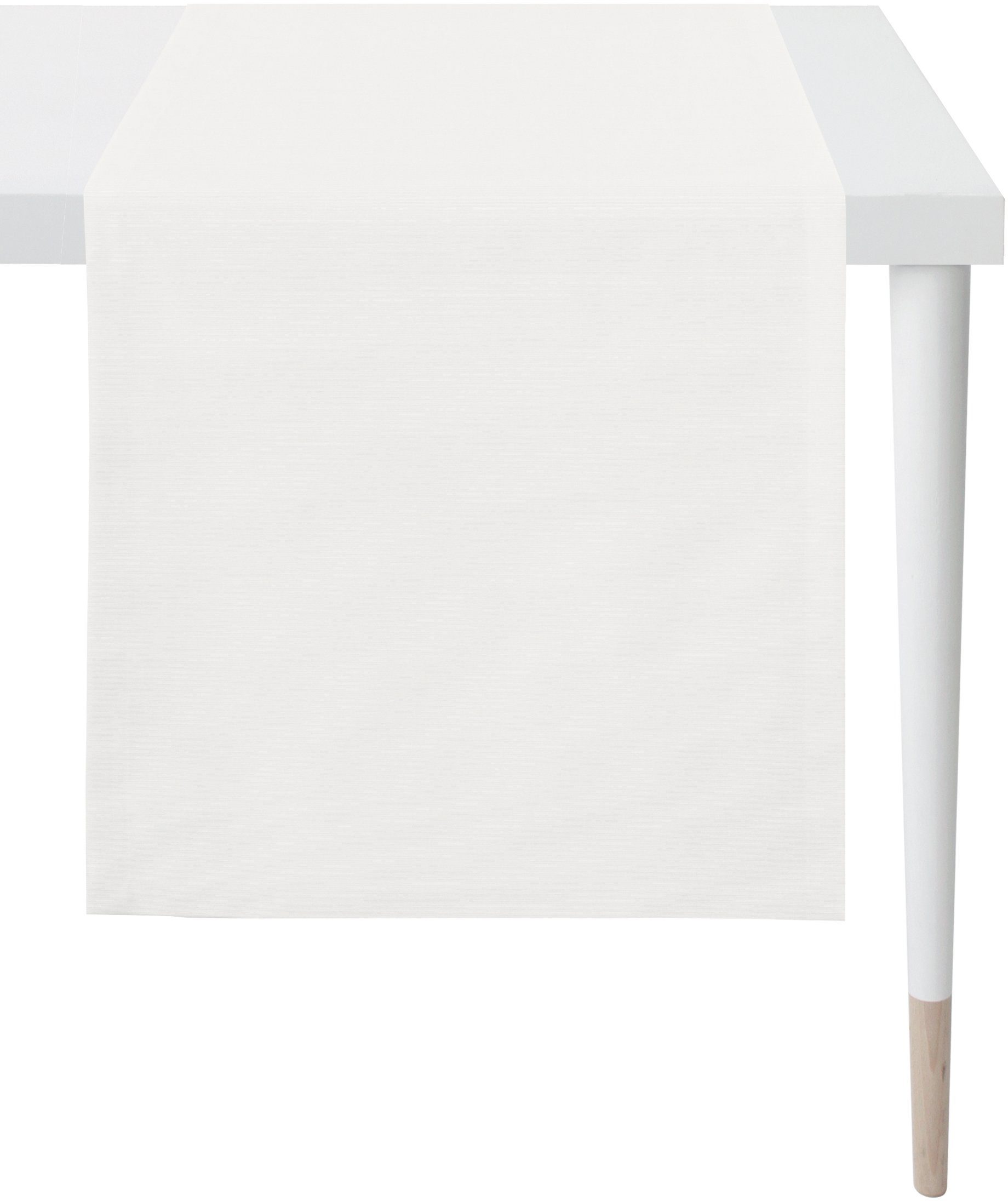 APELT Tischläufer 4362 Rips-Uni (1-tlg), UNI-BASIC günstig online kaufen