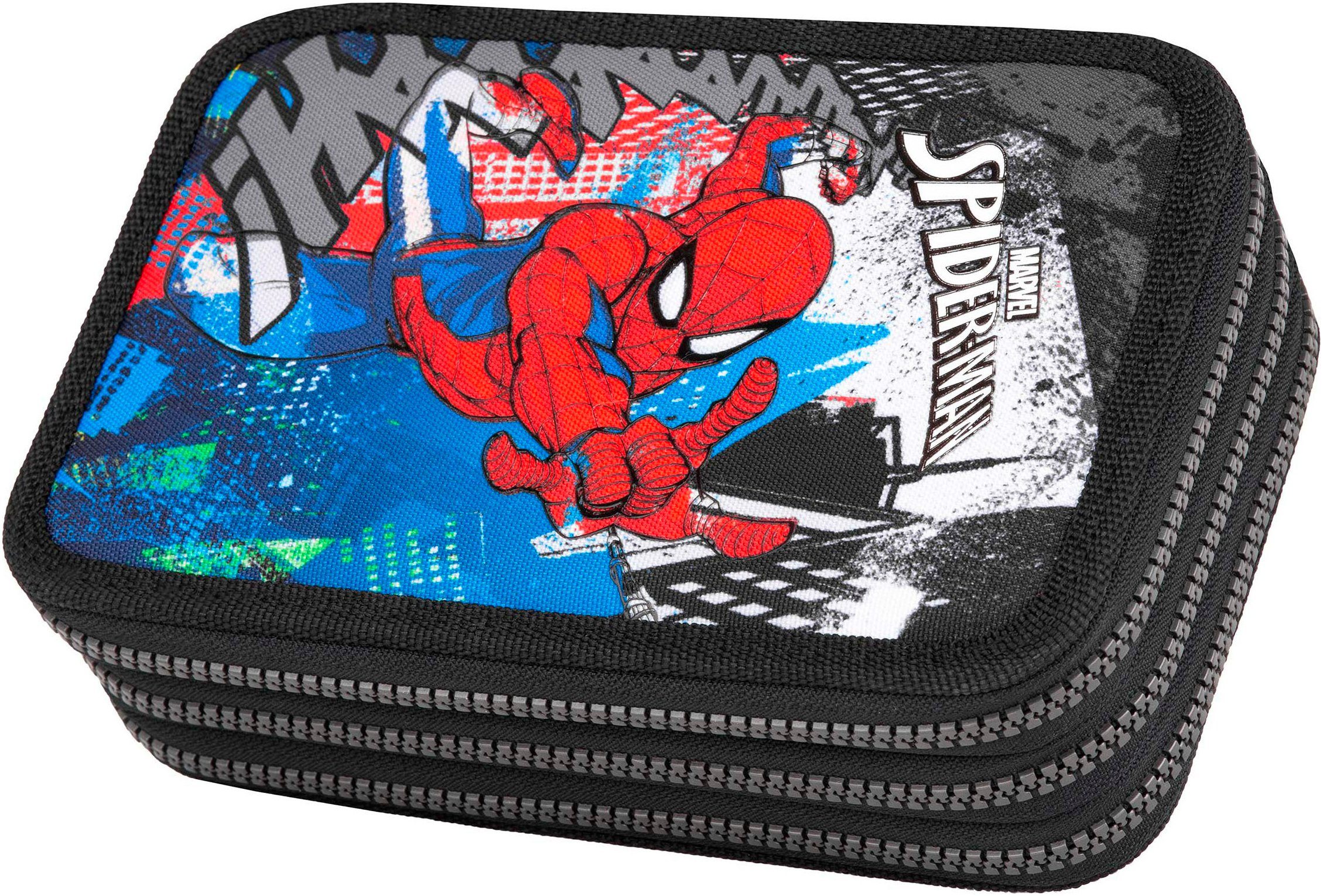 CoolPack Federmäppchen Etui, Marvel, Spider Man, befüllt