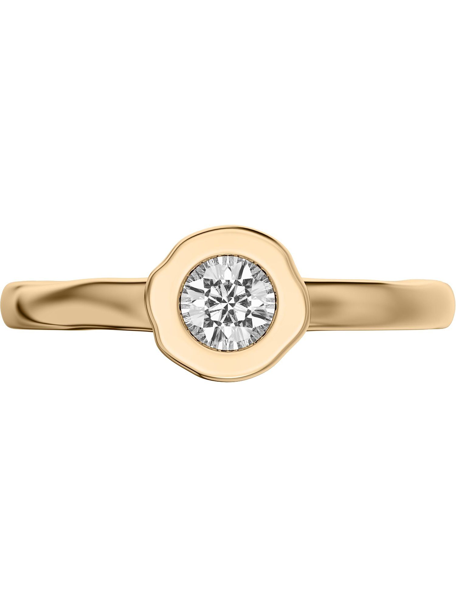 SKAGEN Fingerring Skagen Damen-Damenring Metall Glasstein, Glasstein