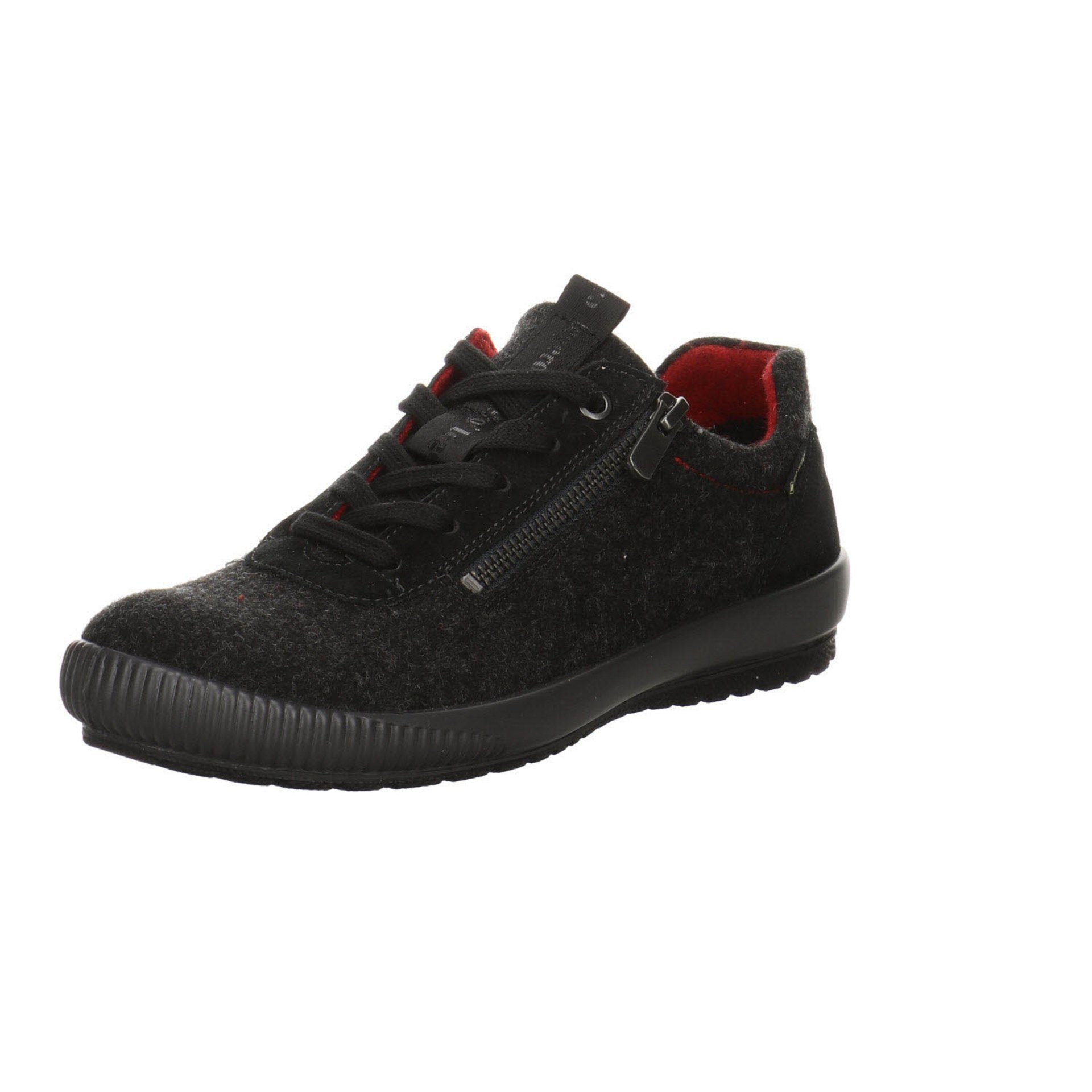 Legero Damen Sneaker Schuhe Tanaro 4.0 Goretex Sneaker Schnürschuh Leder-/Textilkombination schwarz dunkel