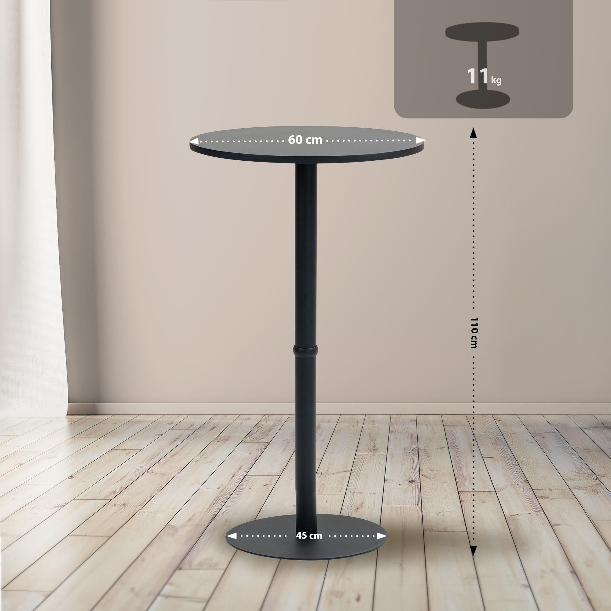 CLP Bartisch Hereford, mit Holztischplatte & günstig online kaufen