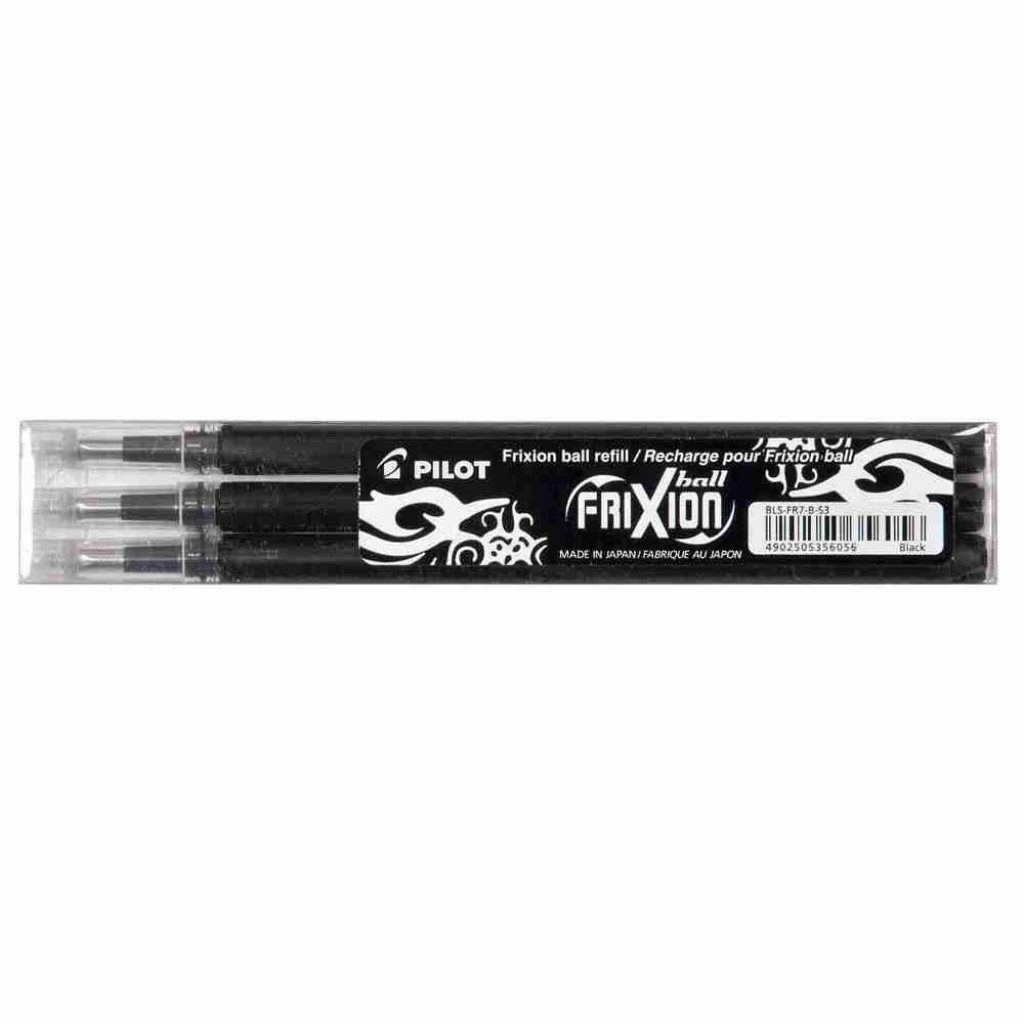 Pilot Frixion Чорнильні ручки 3 PILOT FRIXION Чорнильні ручкиminen, (Set, 3-tlg., 3 PILOT FRIXION Чорнильні ручкиminen), Die Minen sind austauschbar