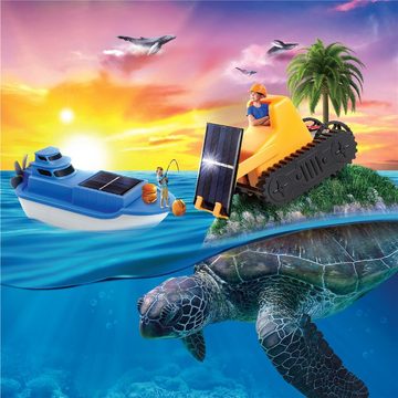 Discovery Kids Modellbausatz Mindblown DIY Solar Land and Sea Vehicles, 26 teilig, zwei solarbetriebene Fahrzeuge