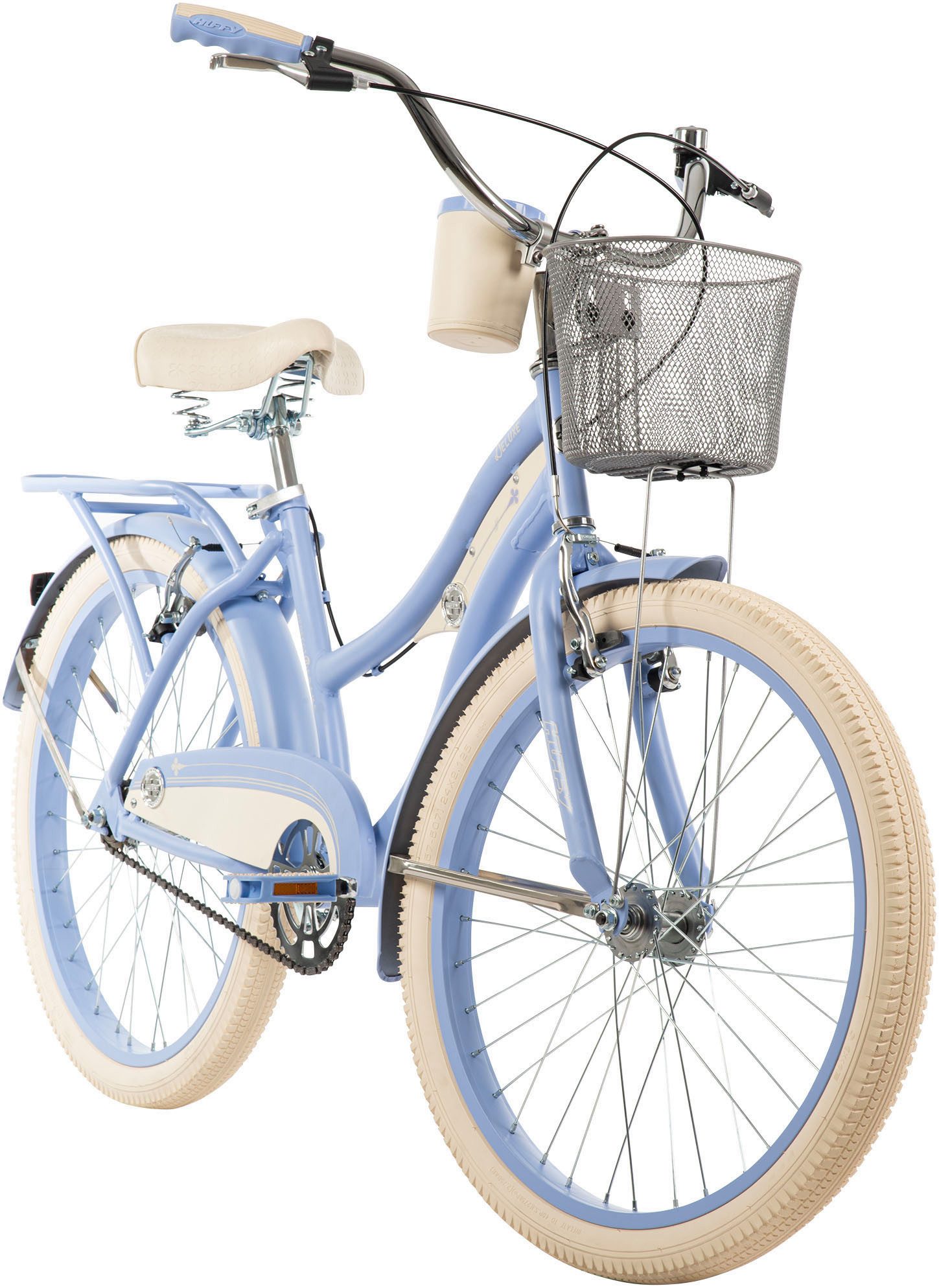Huffy Youth Bicycle Deluxe 24-Inch Bicycle, Blue