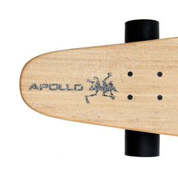 Apollo Longboard Kicktail Board - Hawaiian Wulff - 42" Komplettboard, Brett Classic Shape Kicktail