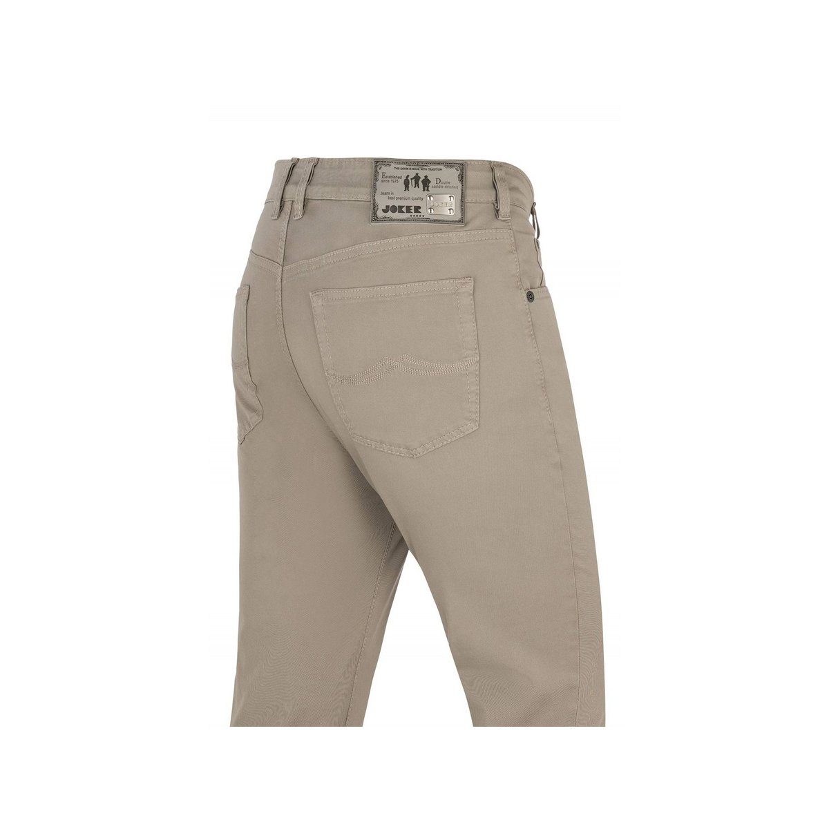 5-Pocket-Jeans beige (1-tlg) beige Joker (0408)