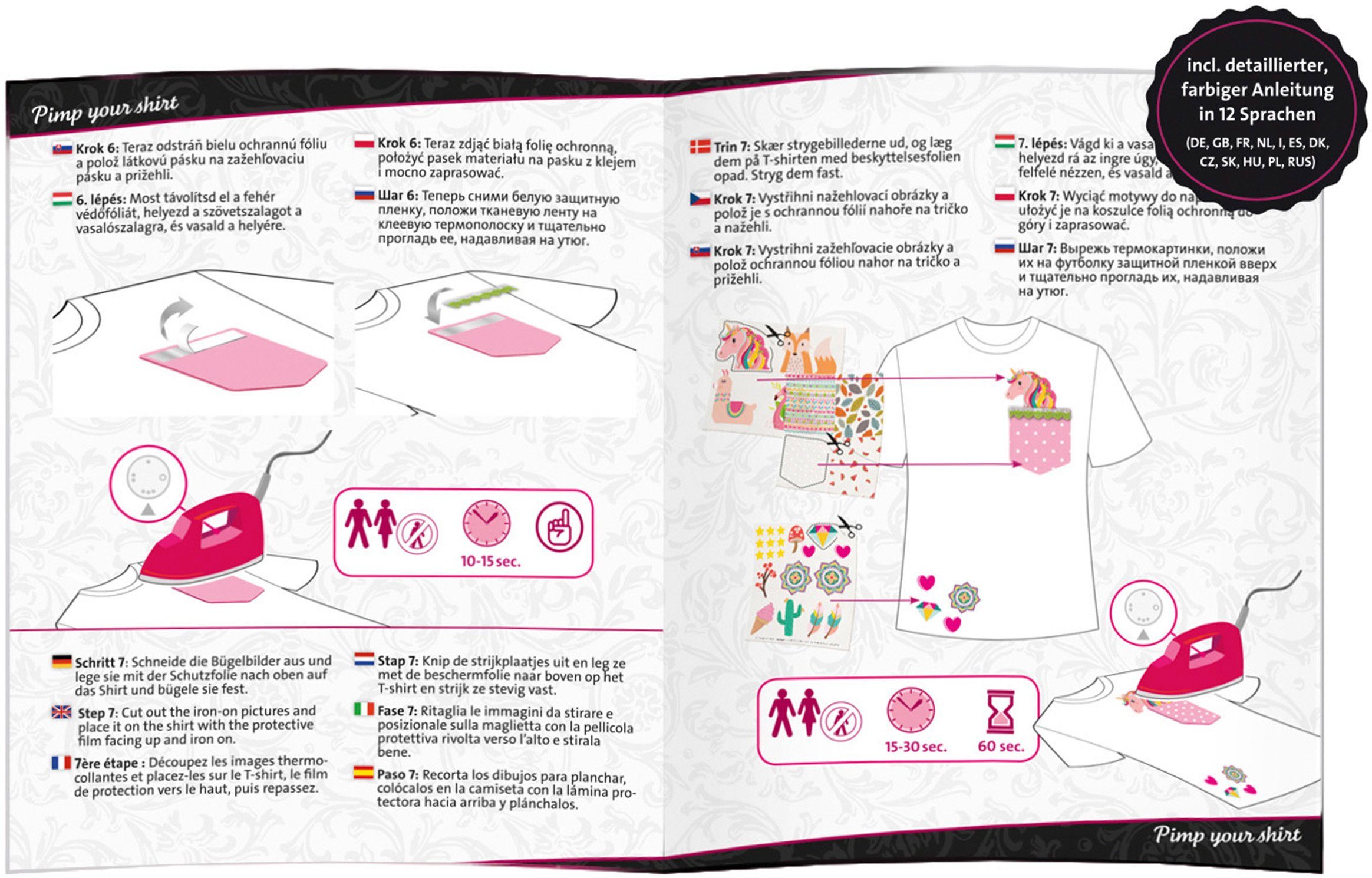 Lena® Kreativset Pimp your Shirt