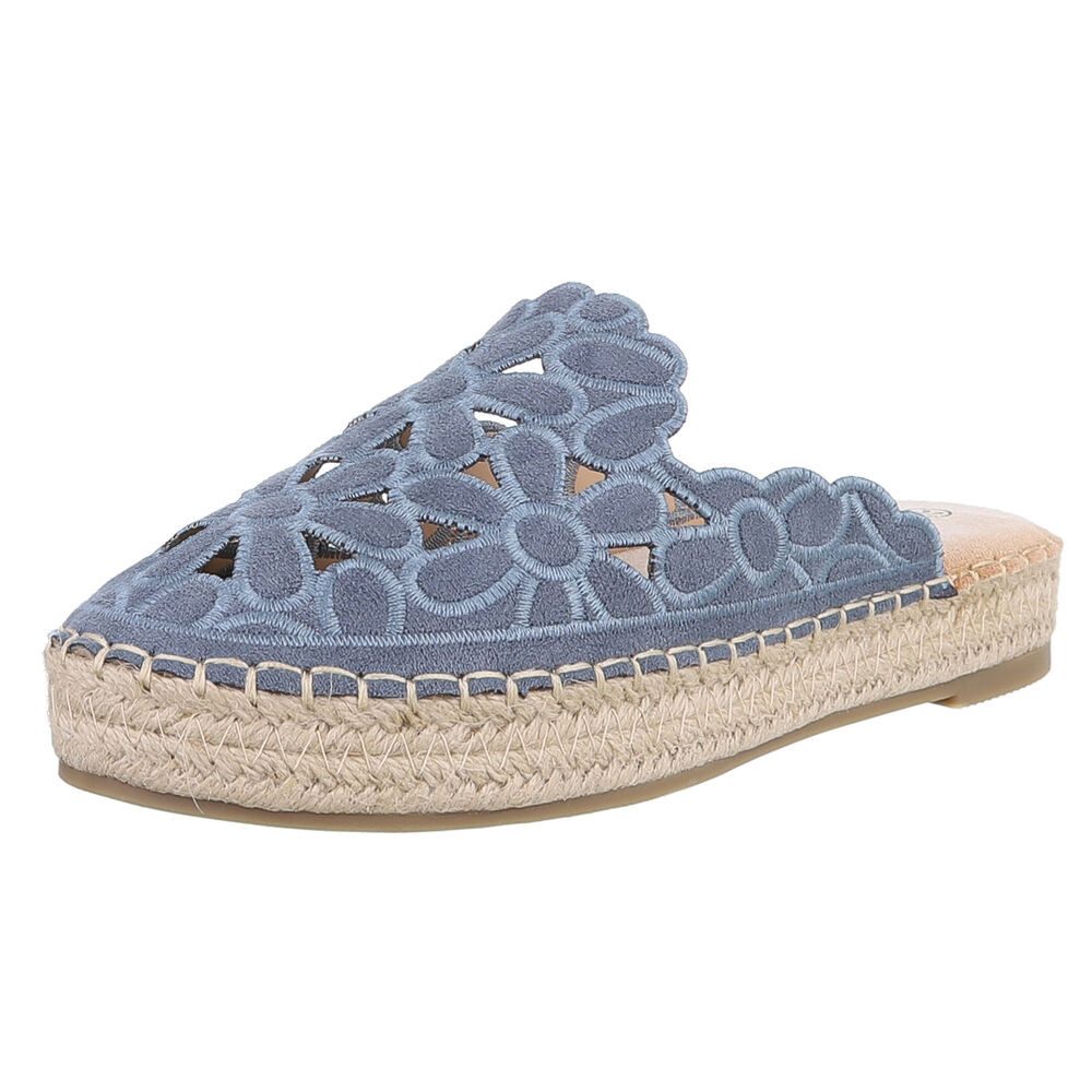 Ital-Design Damen Mules Freizeit Pantolette (88930271) Flach Pantoletten in günstig online kaufen