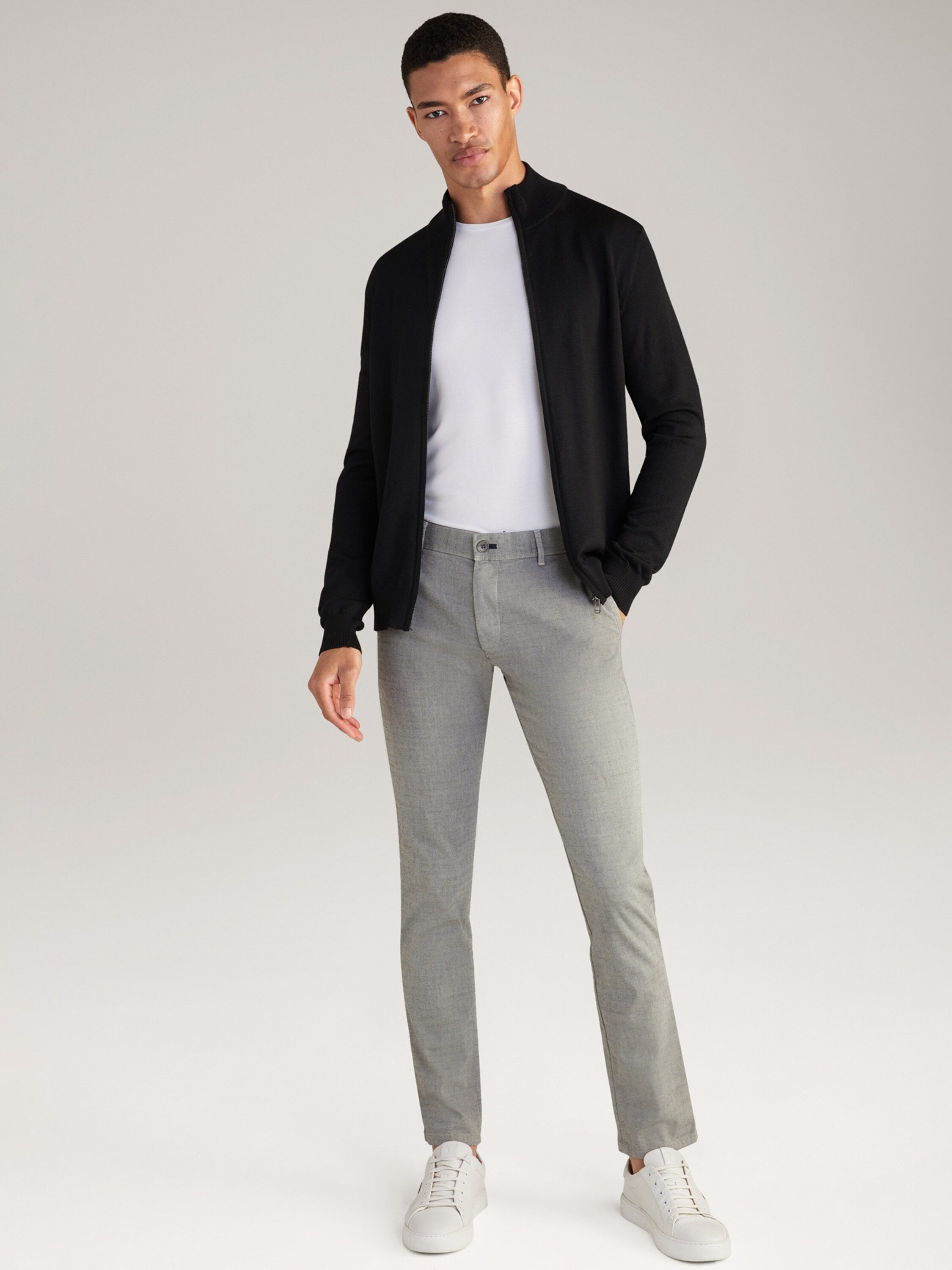 JOOP! Strickjacke Davis (1-tlg) Plain/ohne Details günstig online kaufen