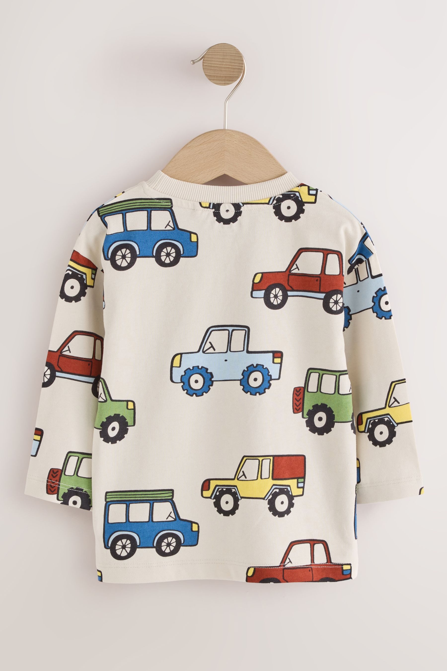 Next Langarmshirt 3er-Pack Langarmshirts mit Grafik (3-tlg) – Bild 2 von 5