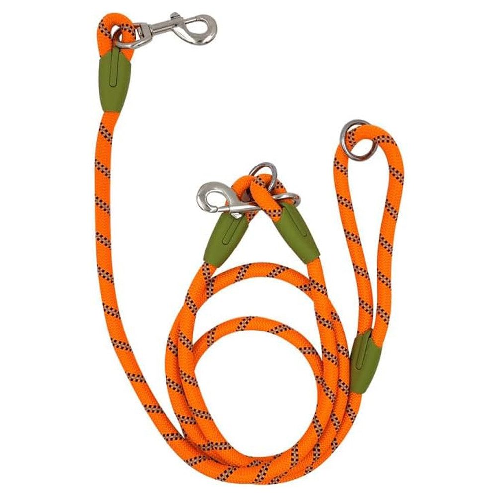 TUWENA Hundeleine Hundeleine für Mittel Große Hund(15-60kg), 2,4m Verstellbare Führleine, Handleine aus Nylon mit Reflektierend durch die Extreme Kraft bis200kg