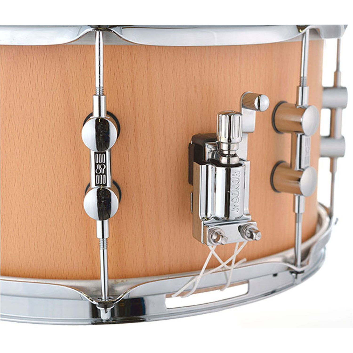 SONOR Snare Drum Sonor Snare-Drum KS 1307 SDW Kompressor Serie Buche