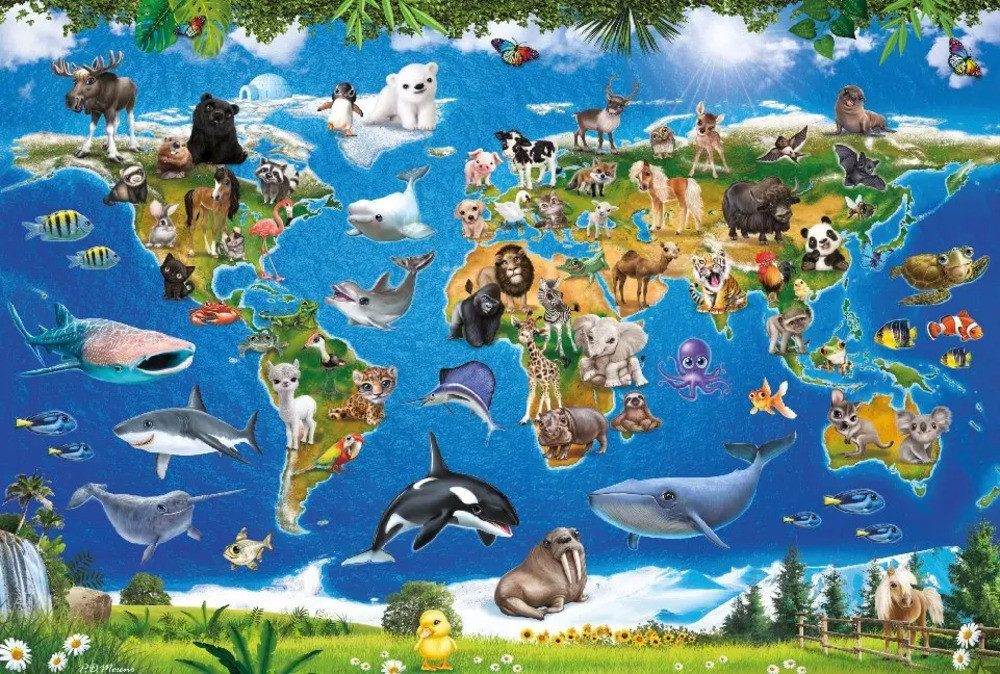 Schmidt Spiele Puzzle Lococo Tierwelt (Kinderpuzzle), günstig online kaufen