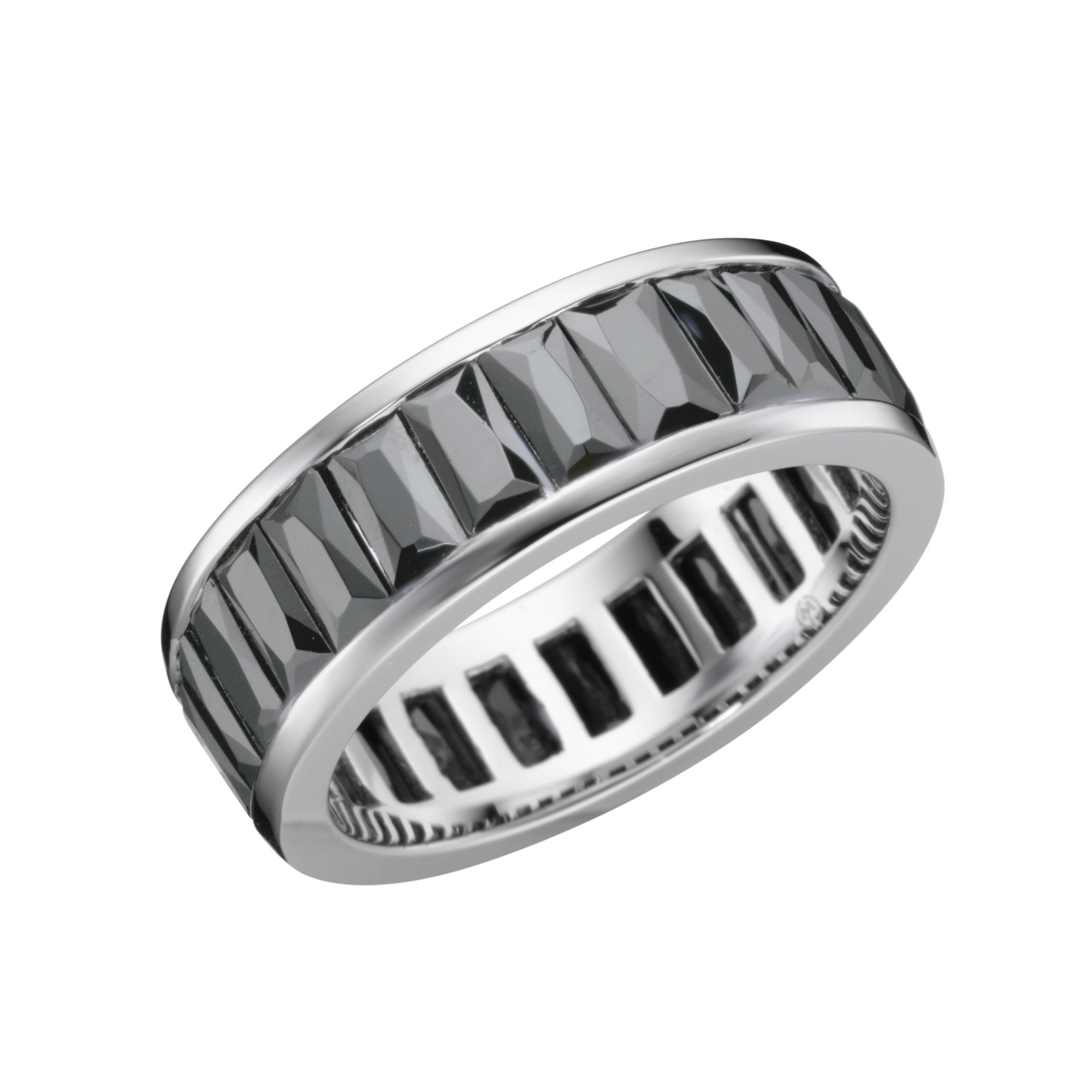 GIORGIO MARTELLO MILANO Silberring mit schwarzen Zirkonia, Silber 925 günstig online kaufen