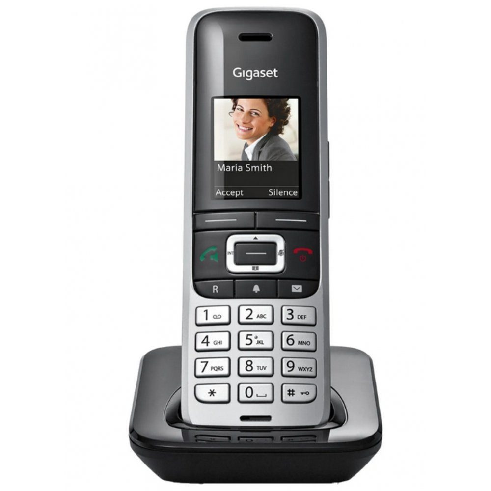 Gigaset Premium 100HX - Schnurlostelefon - platin/schwarz Schnurloses Mobilteil