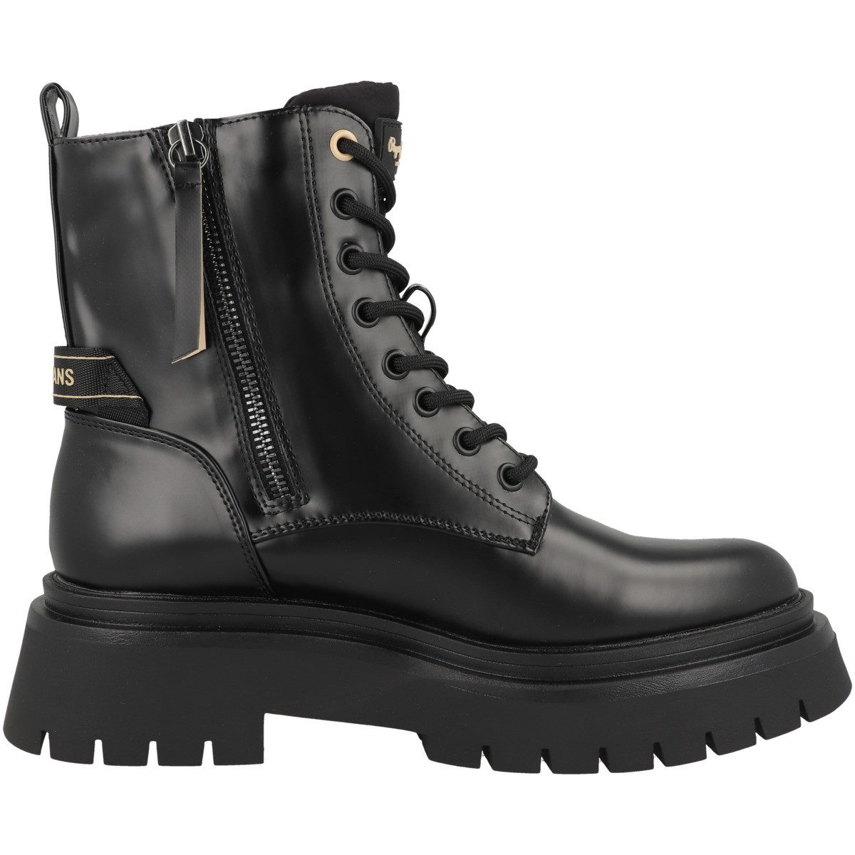 Pepe Jeans Queen Handler Damen Schnürboots Stiefeletten, Stiefel, Winterstiefel, Winterboots, Schneestiefel