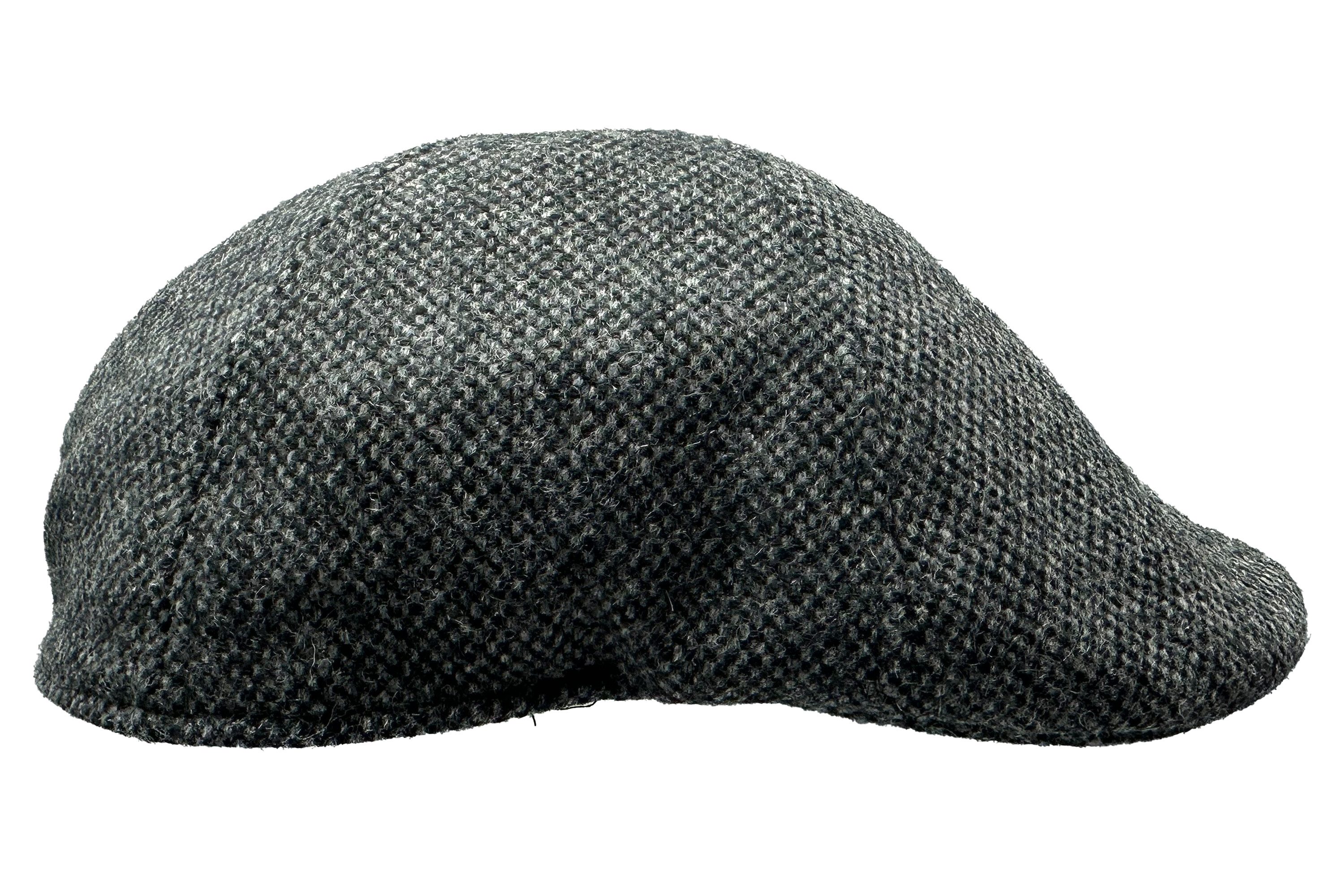 Fiebig Flat Cap 6-Panel Donegal Cap mit elastischem Verschluss