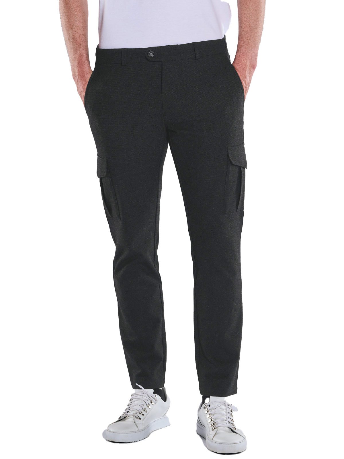 ENGBERS GERMANY Cargohose Herren Cargo-Hose aus softer Baumwolle, Anthrazit. € 109,99