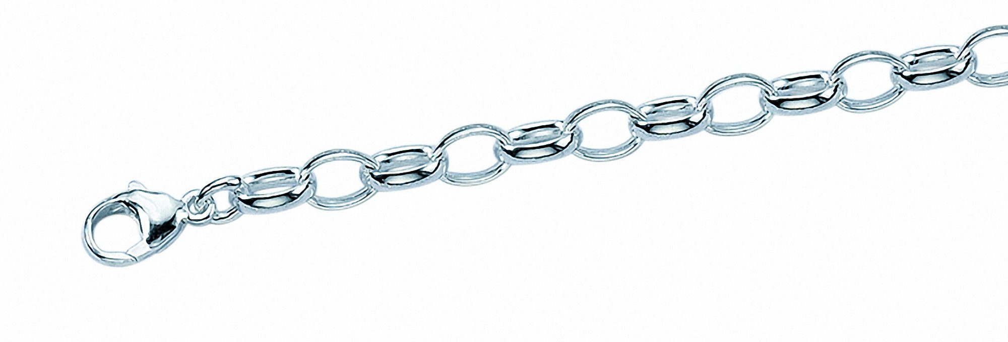 Silberarmband Damen Silberschmuck 925 Silber Armband Anker weit 19 cm