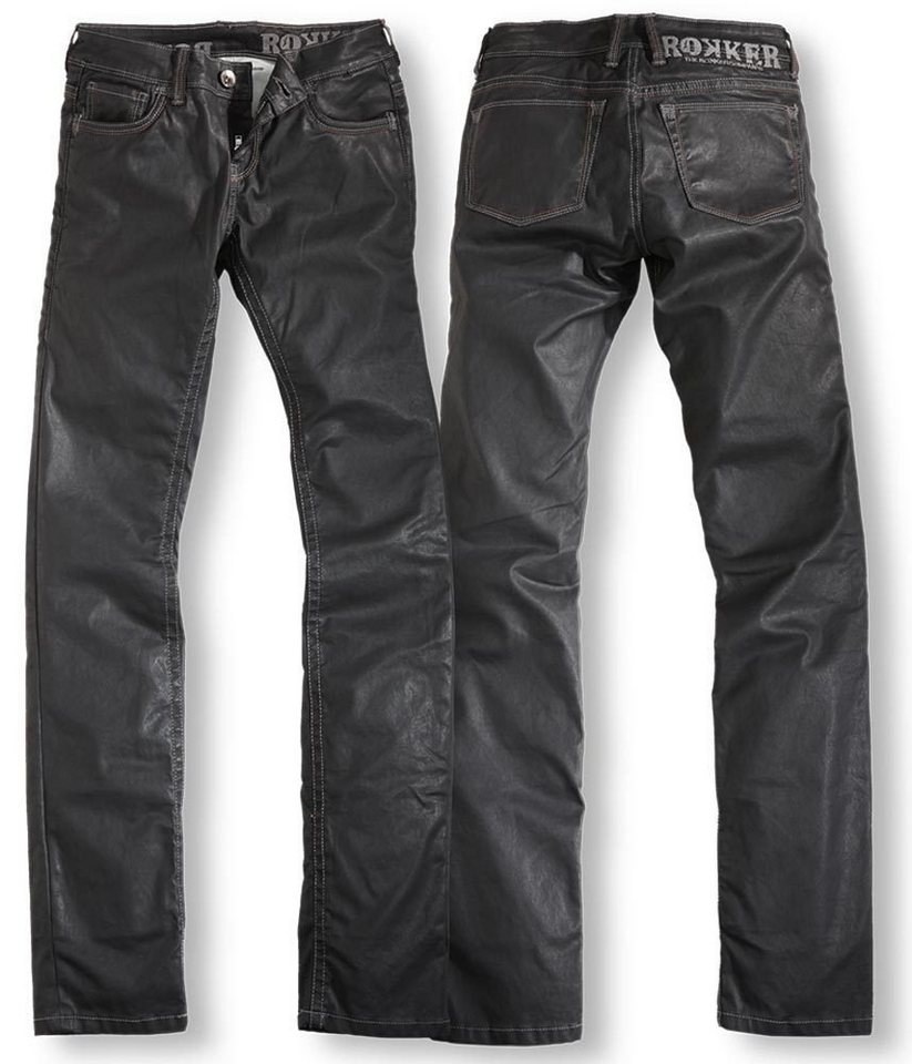 Rokker Motorradhose The Black Diva Jeans - Damen