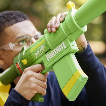 Hasbro Kostüm Dartblaster SMG Zesty, Die bekannte und coole Submachine Gun im neuem grün gelben sauer Skin