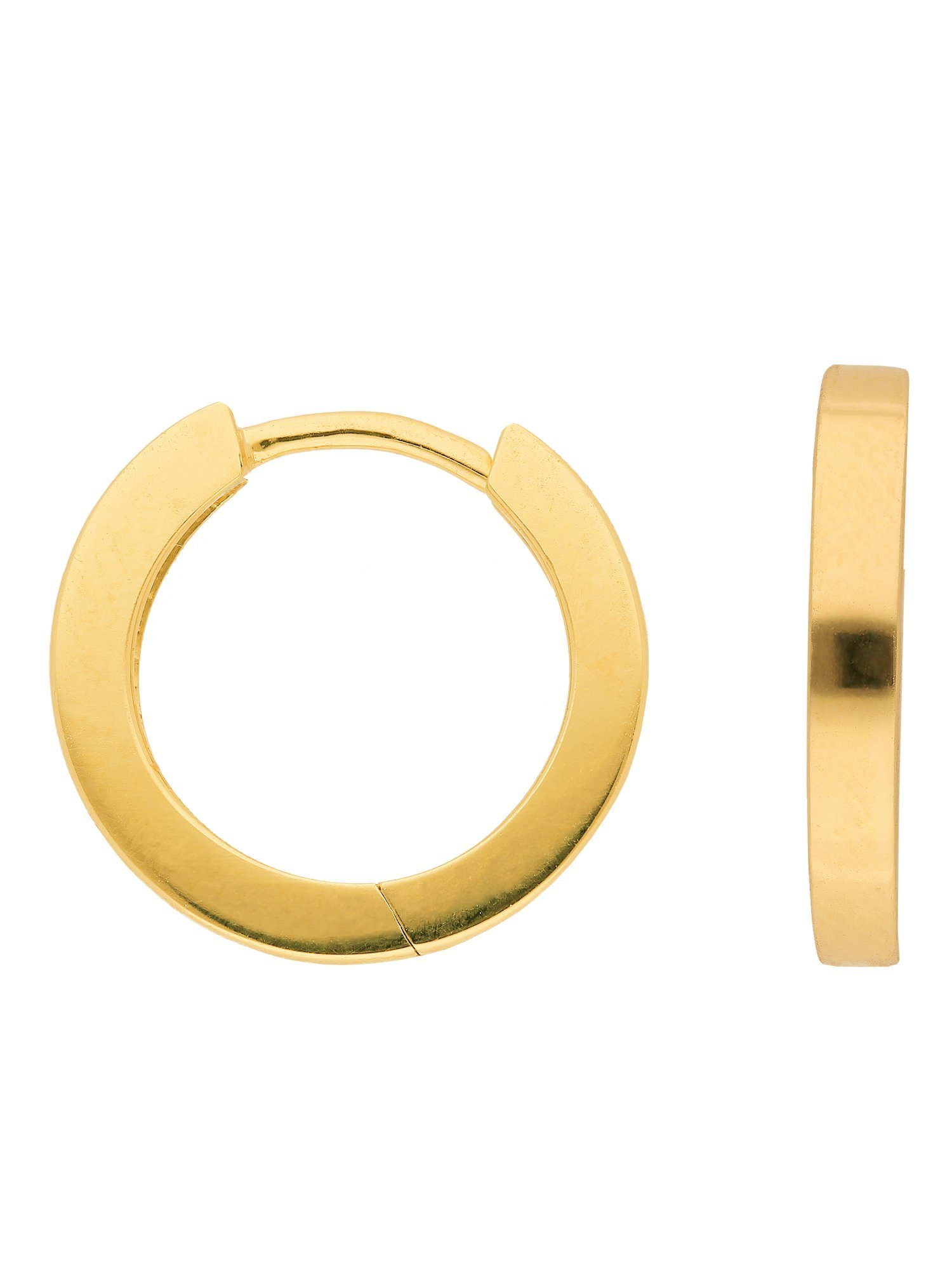 Ohrhänger Ohrringe Ø Gold Adelia´s Paar Creolen mm, 585 Damen Goldschmuck 15,2 für