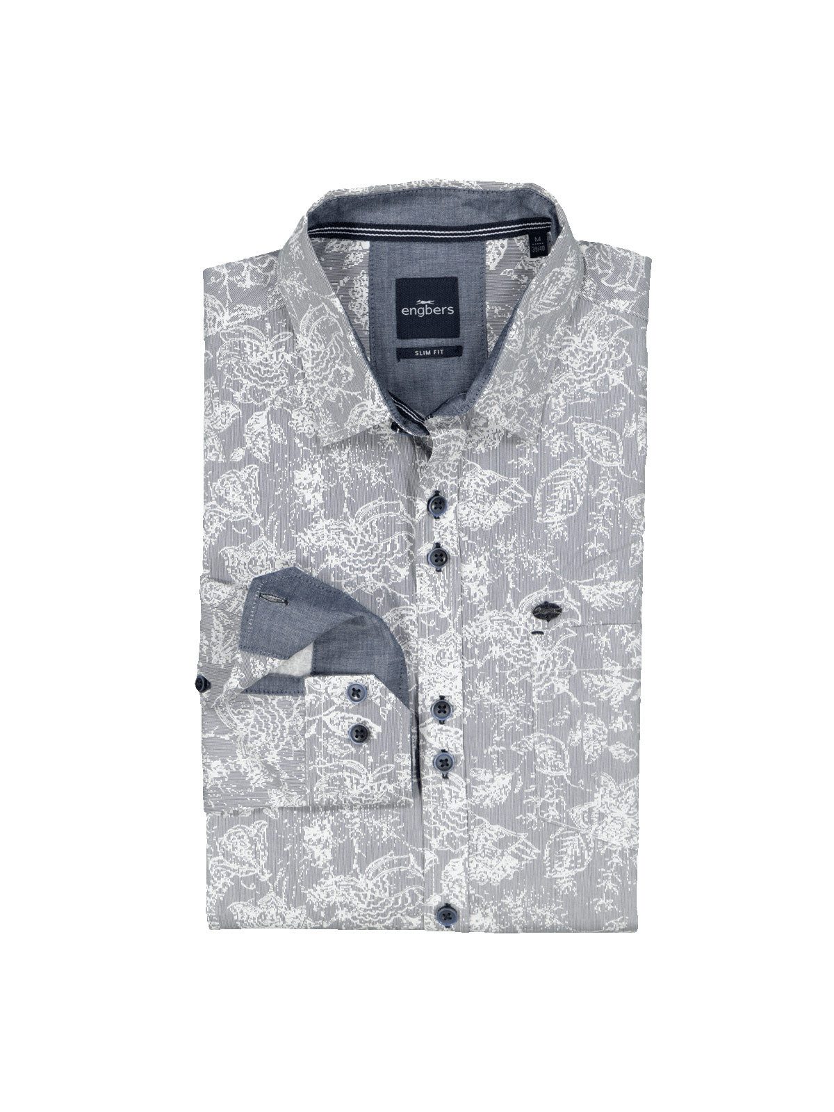 Langarmhemd Langarm-Hemd slim fit