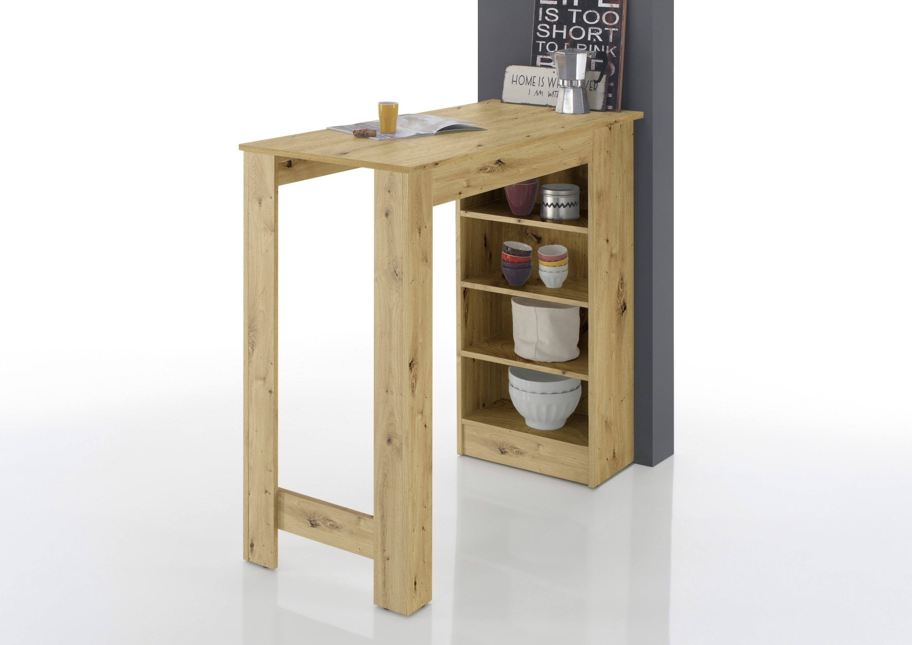 Stolkom Sp.z.o.o. Bartisch in Artisan Eiche Dekor - 115x103x50cm (BxHxT)