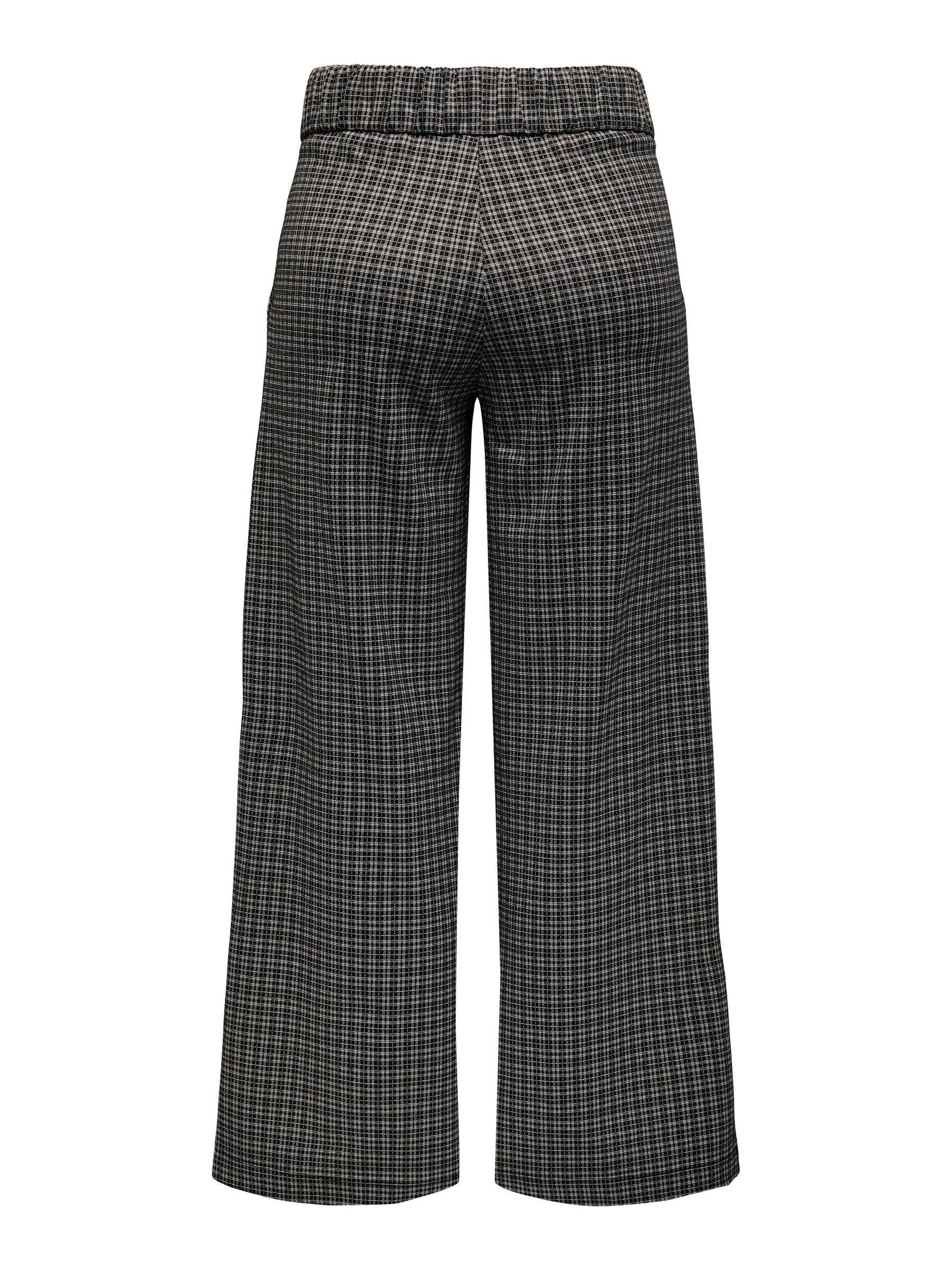 JACQUELINE de YONG Stoffhose Elegante Stoffhose Karierte Marlene Pants JDYGEGGO für Normal Fit kariert elastisch Gummizug modisch-Style