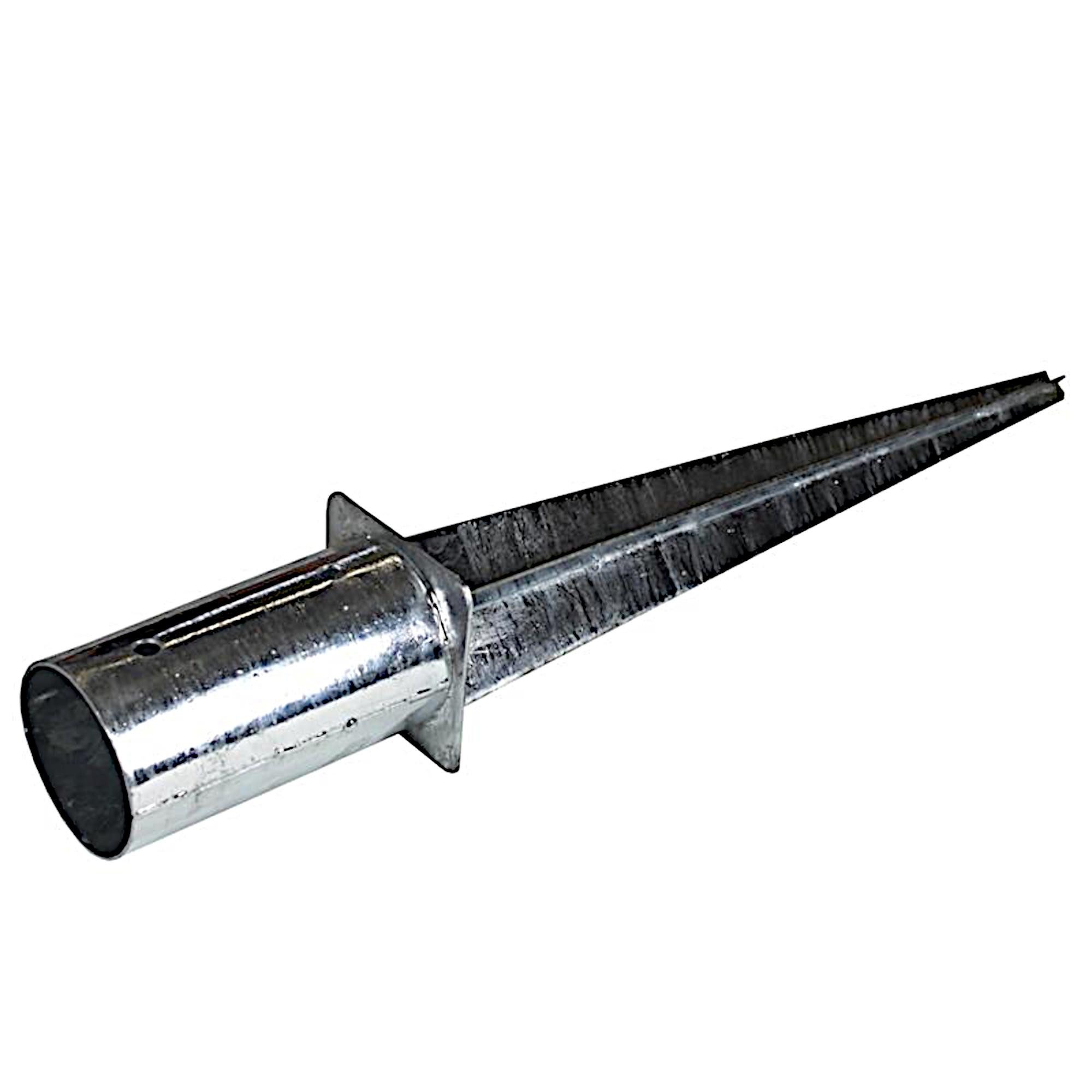 Einschlagbodenhülse Einschlaghülse Bodenhülse rund Ø 80 mm 60cm verzinkt Pfostenträger P