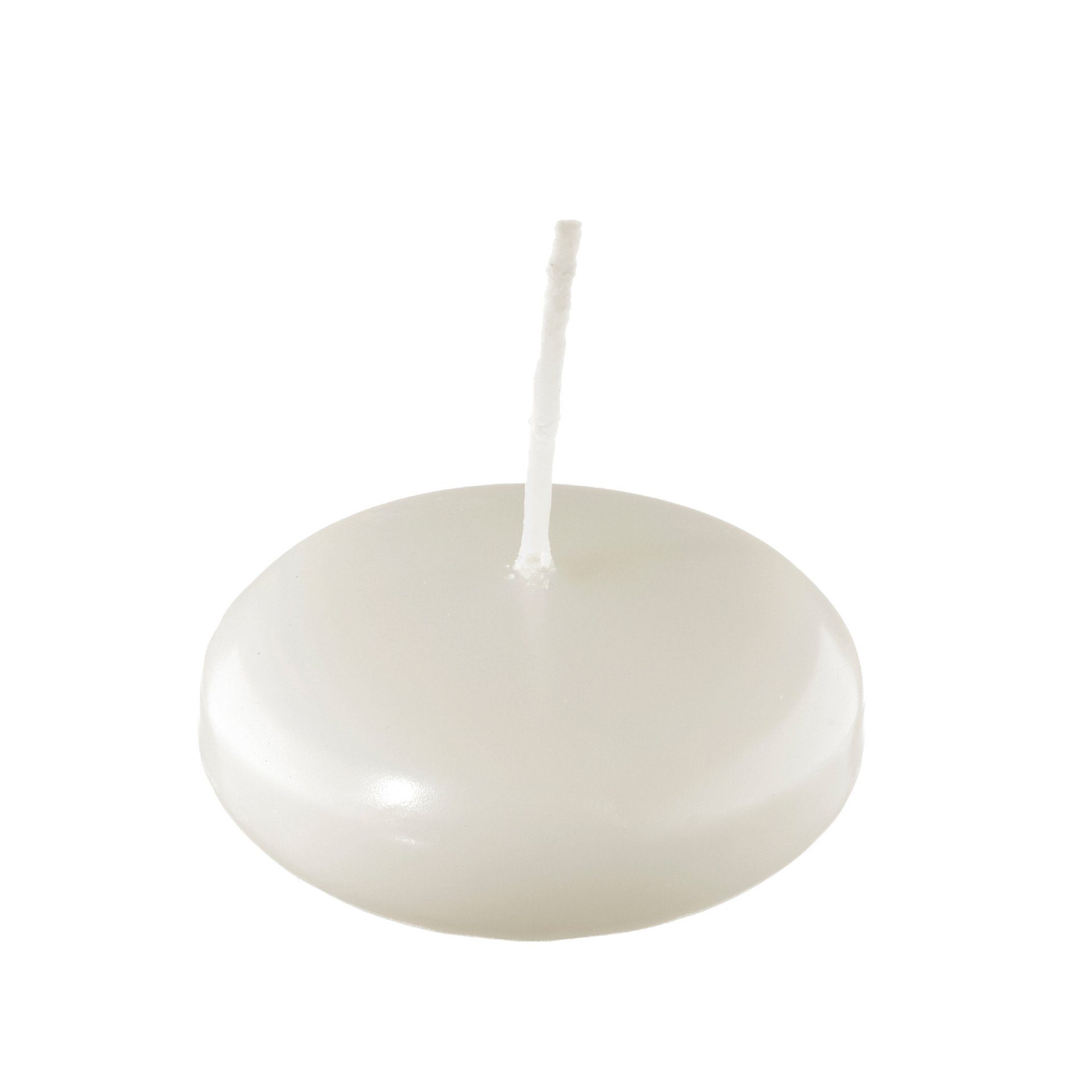 Weiße Schwimmkerzen 2,4x6 Cm - 20 Stück RAL Güte Qualität