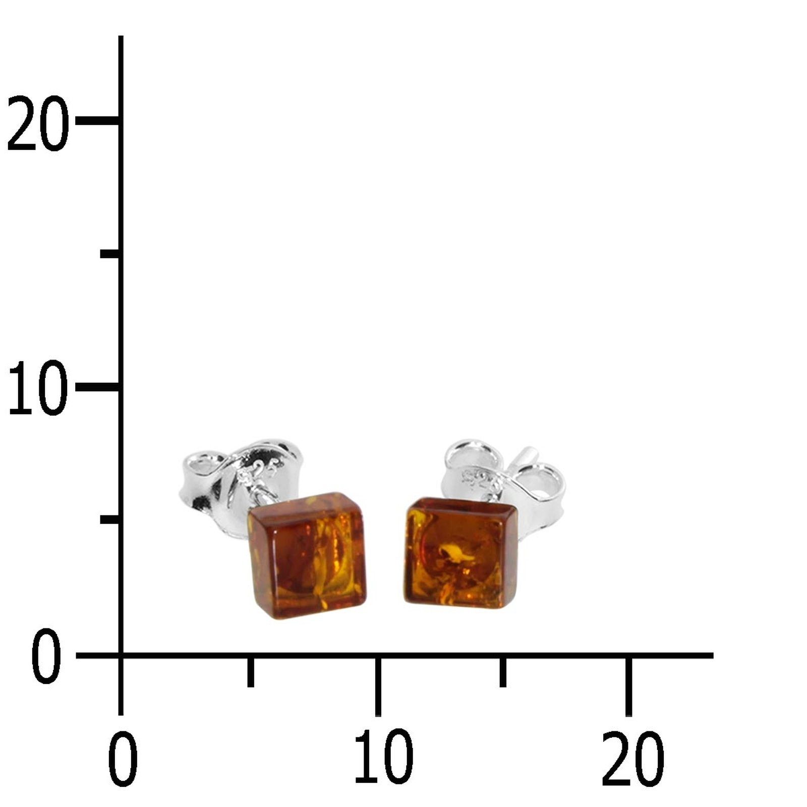 OSTSEE-SCHMUCK Paar Ohrstecker - Klassisch 5 x 5 mm - Silber 925/000 - Bern günstig online kaufen