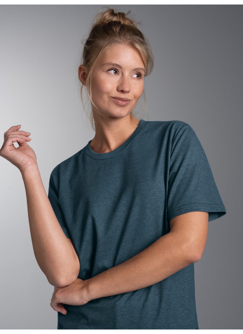 Trigema T-Shirt TRIGEMA T-Shirt DELUXE Baumwolle (1-tlg)