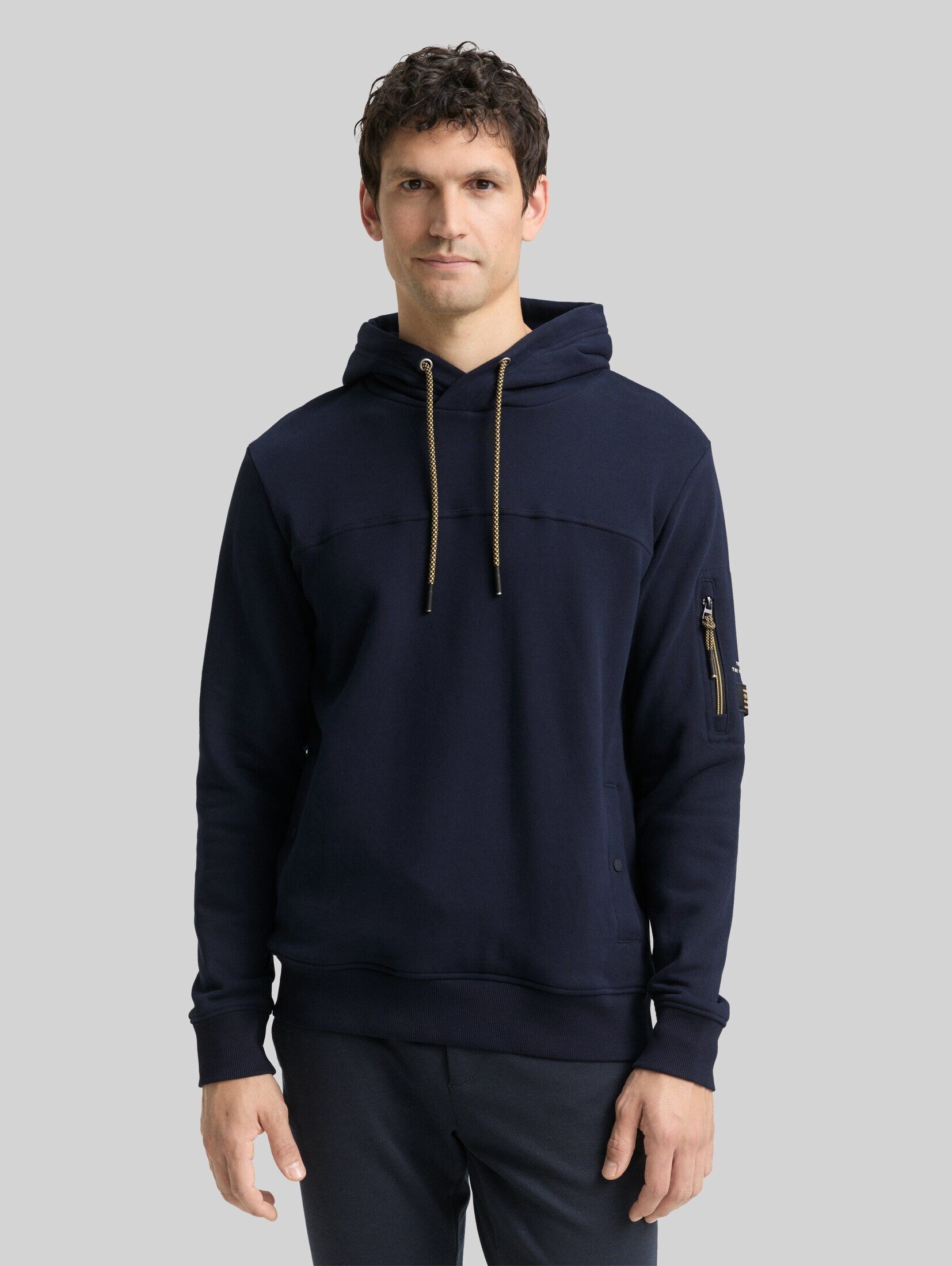 TOM TAILOR Sweatshirt Strick & Sweatshirts Hoodie Sweatshirt mit Taschen