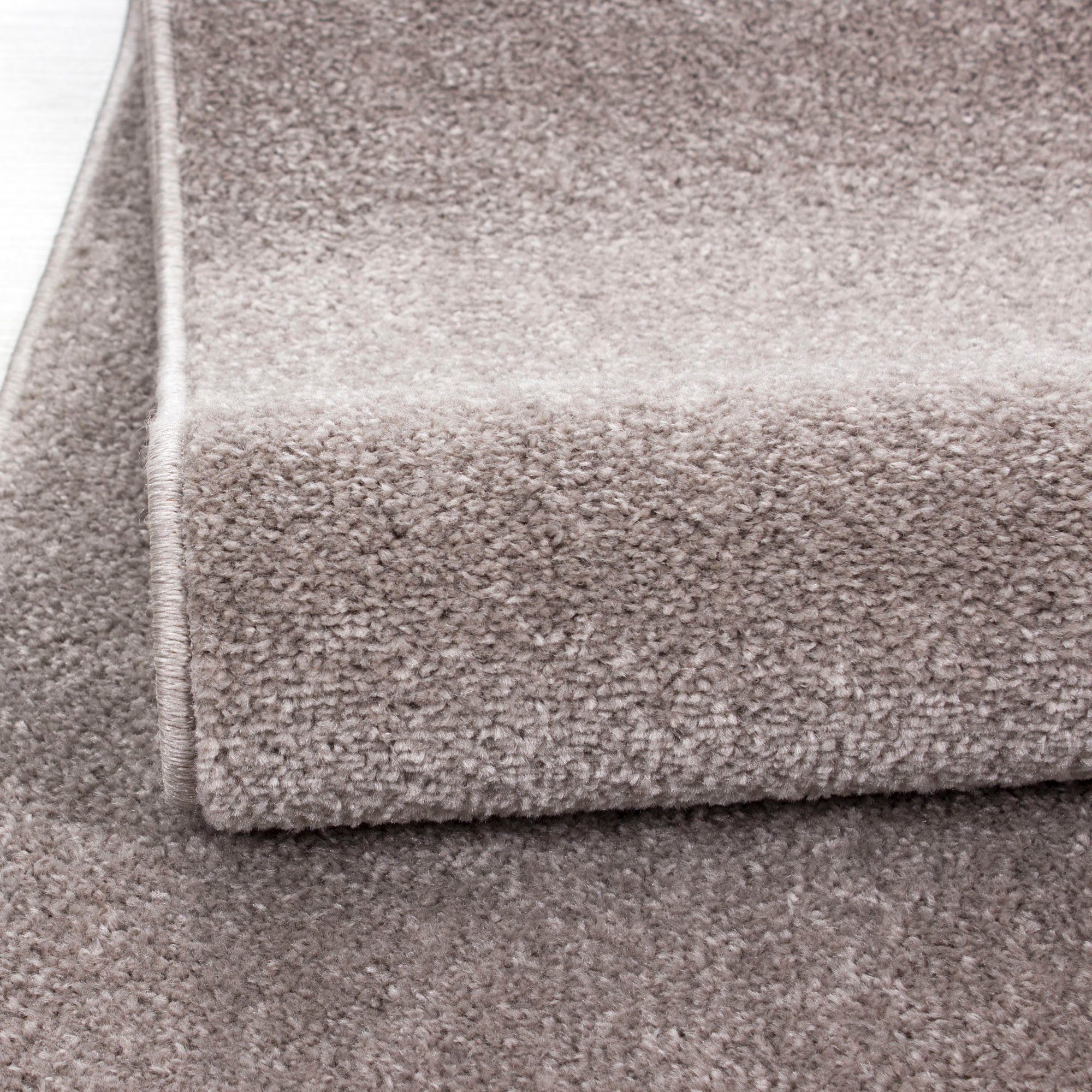 Ayyildiz Teppiche Teppich ATA, auch als Läufer und in rund, rechteckig, Höhe: 10 mm, Kurzflor, uni, große Farbauswahl, robust, Fußbodenheizungsgeeignet