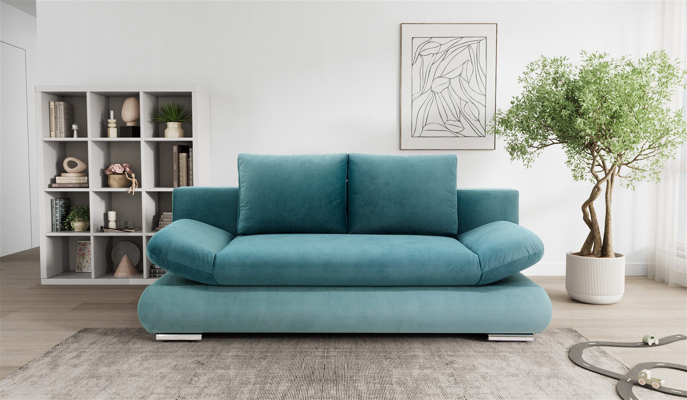 Hygger Möbelhaus Schlafsofa NEXT inklusive Bettfunktion, Stauraum & verstel günstig online kaufen