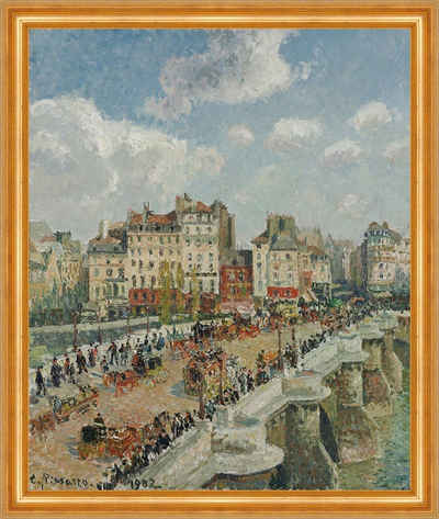 Kunstdruck The Pont-Neuf Camille Pissarro Brücke Seine Paris Frankreich B A3 0091, (1 St)