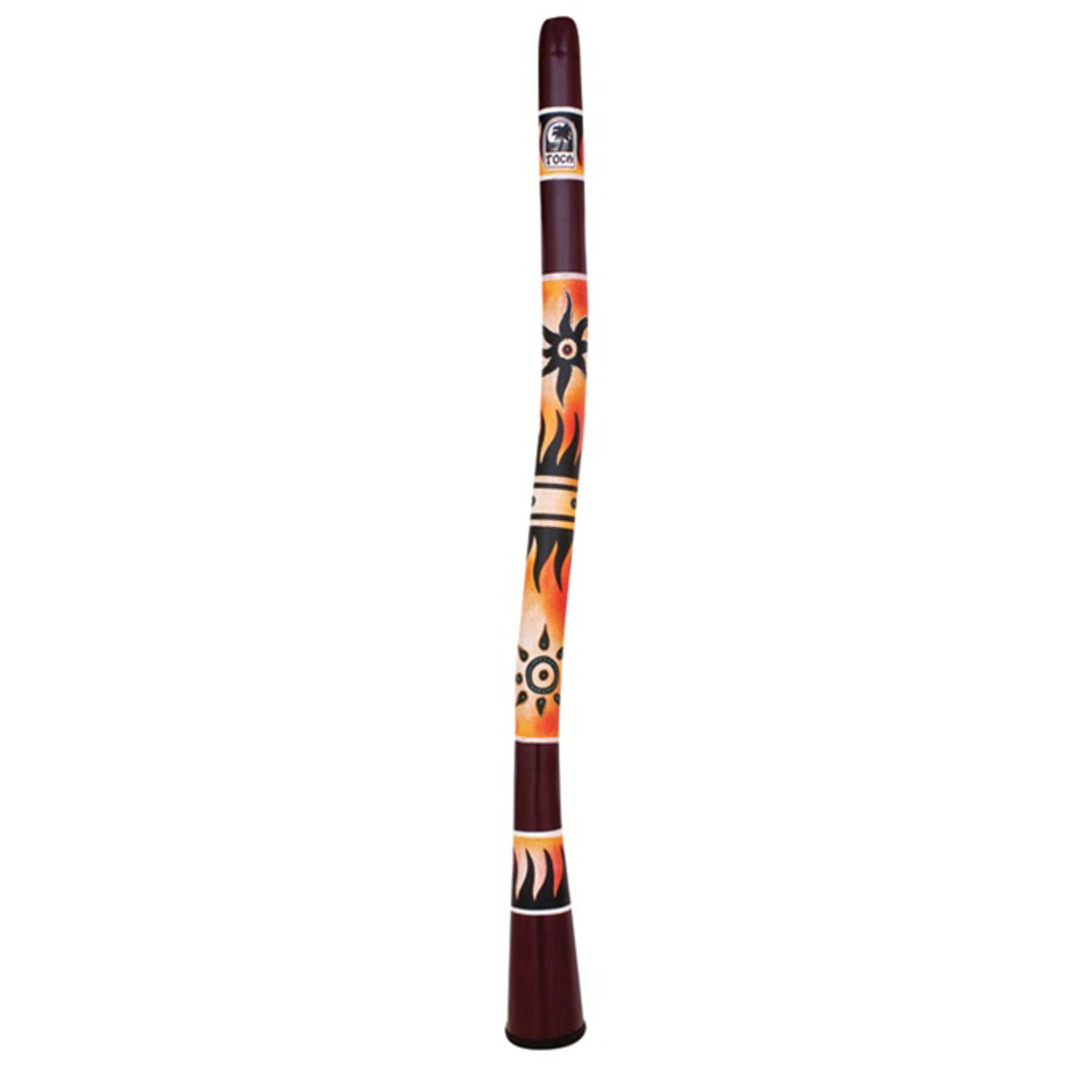 Toca Percussion Didgeridoo, Curved Didgeridoo DIDG-CTS 50" Tribal Sun, Percussion, Ritual Percussion, Curved Didgeridoo DIDG-CTS, 50", Tribal Sun
