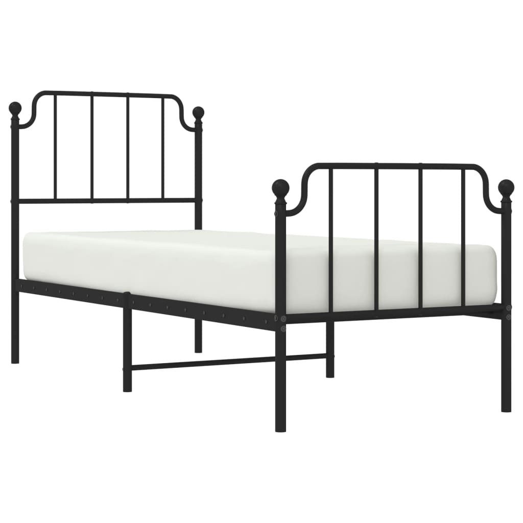 vidaXL Bett Bettgestell mit Kopf- und günstig online kaufen