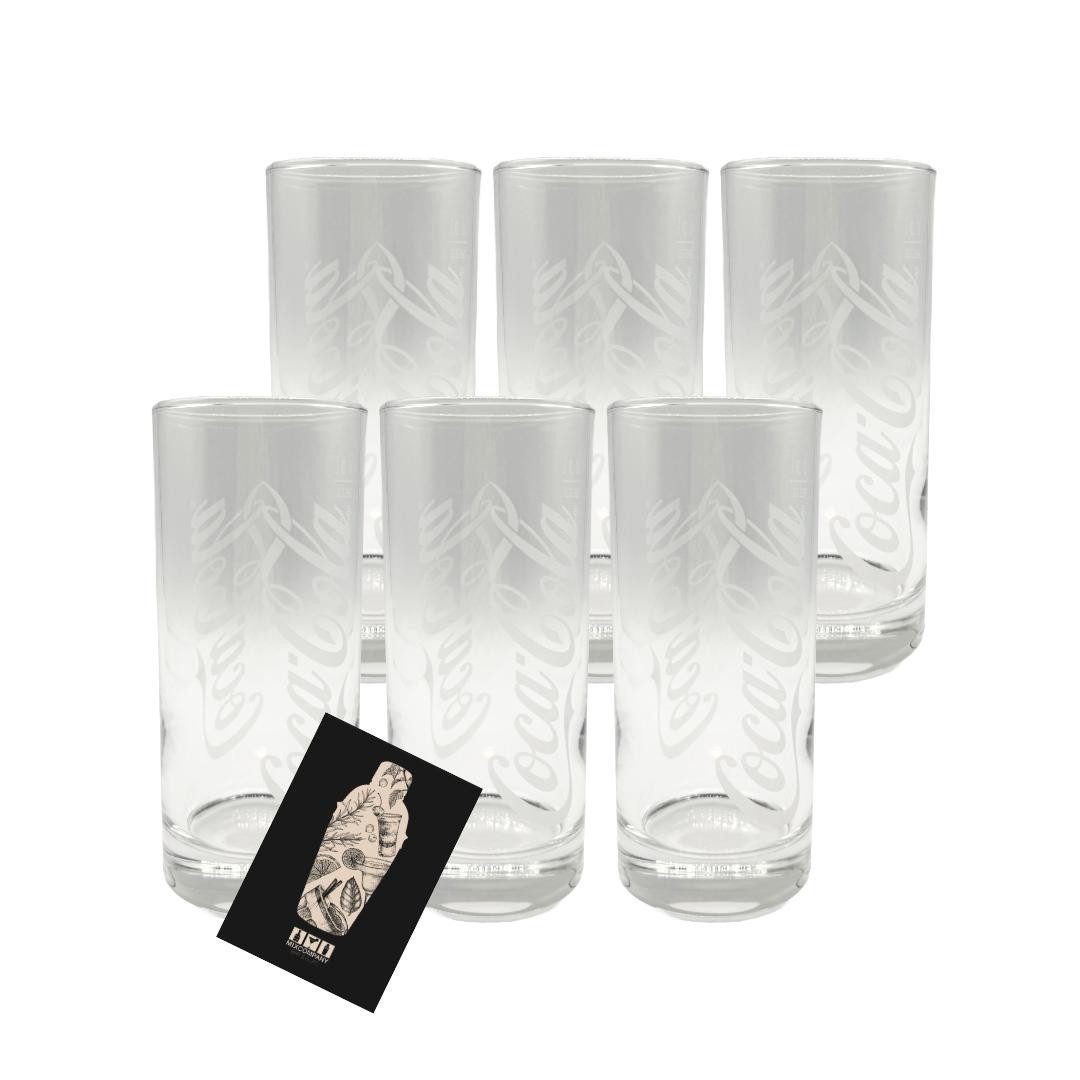 Mixcompany Gläser-Set Coca-Cola Gläser 6er-Set - 0,3L geeicht