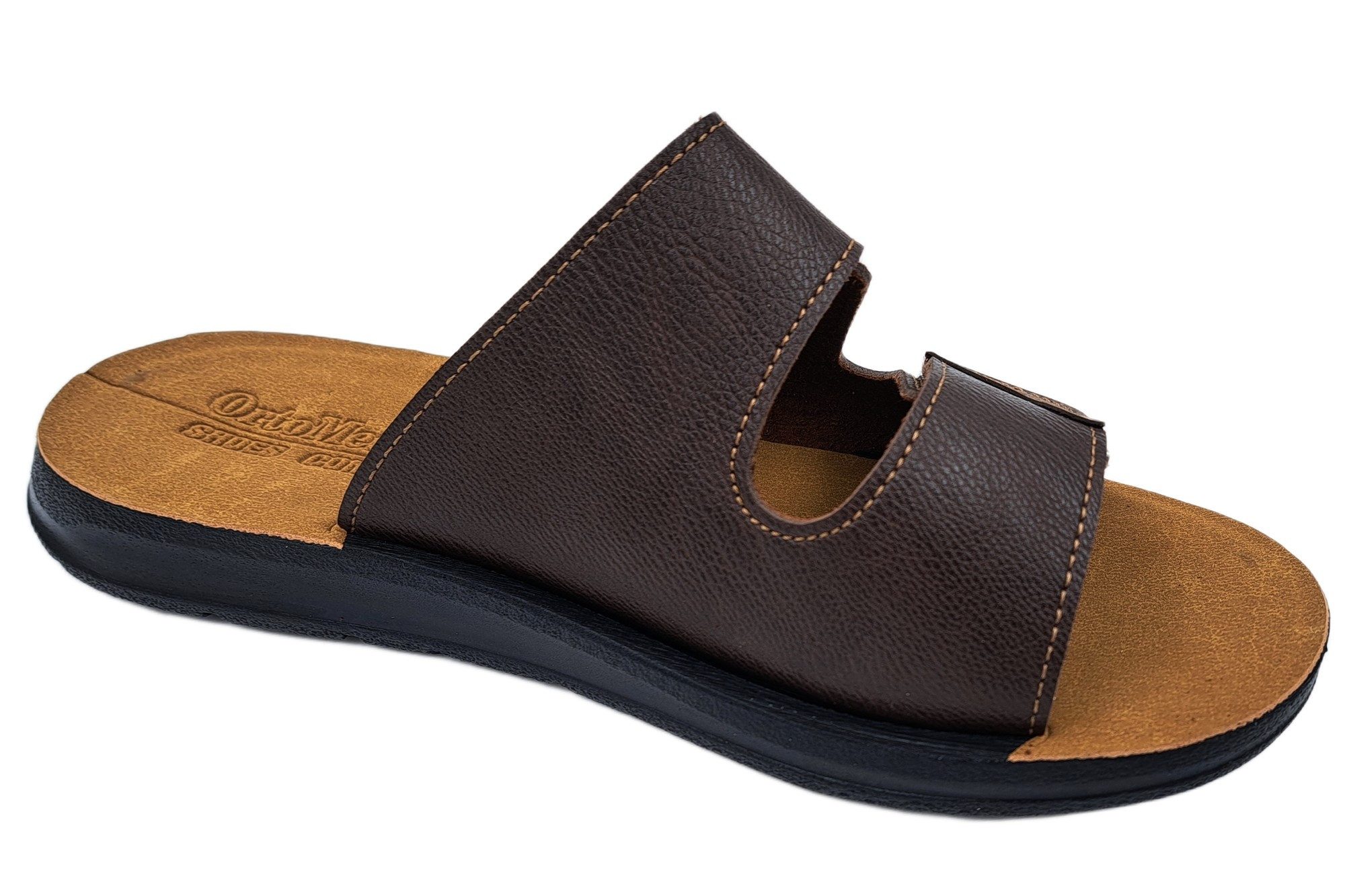 PADERO OrtoMed Herren Pantolette Weite H für breite Füße geeignet günstig online kaufen