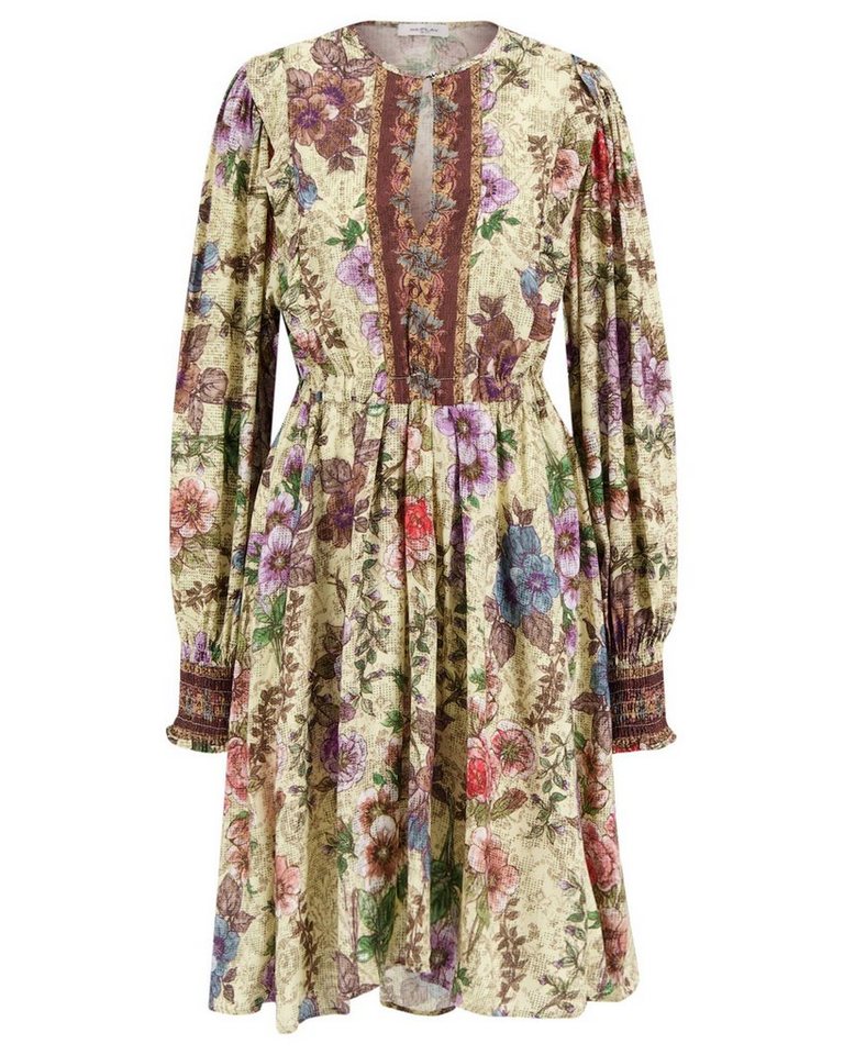 Replay Blusenkleid Damen Kleid (1-tlg), Gesamtlänge bei Gr. S: ca. 110 cm