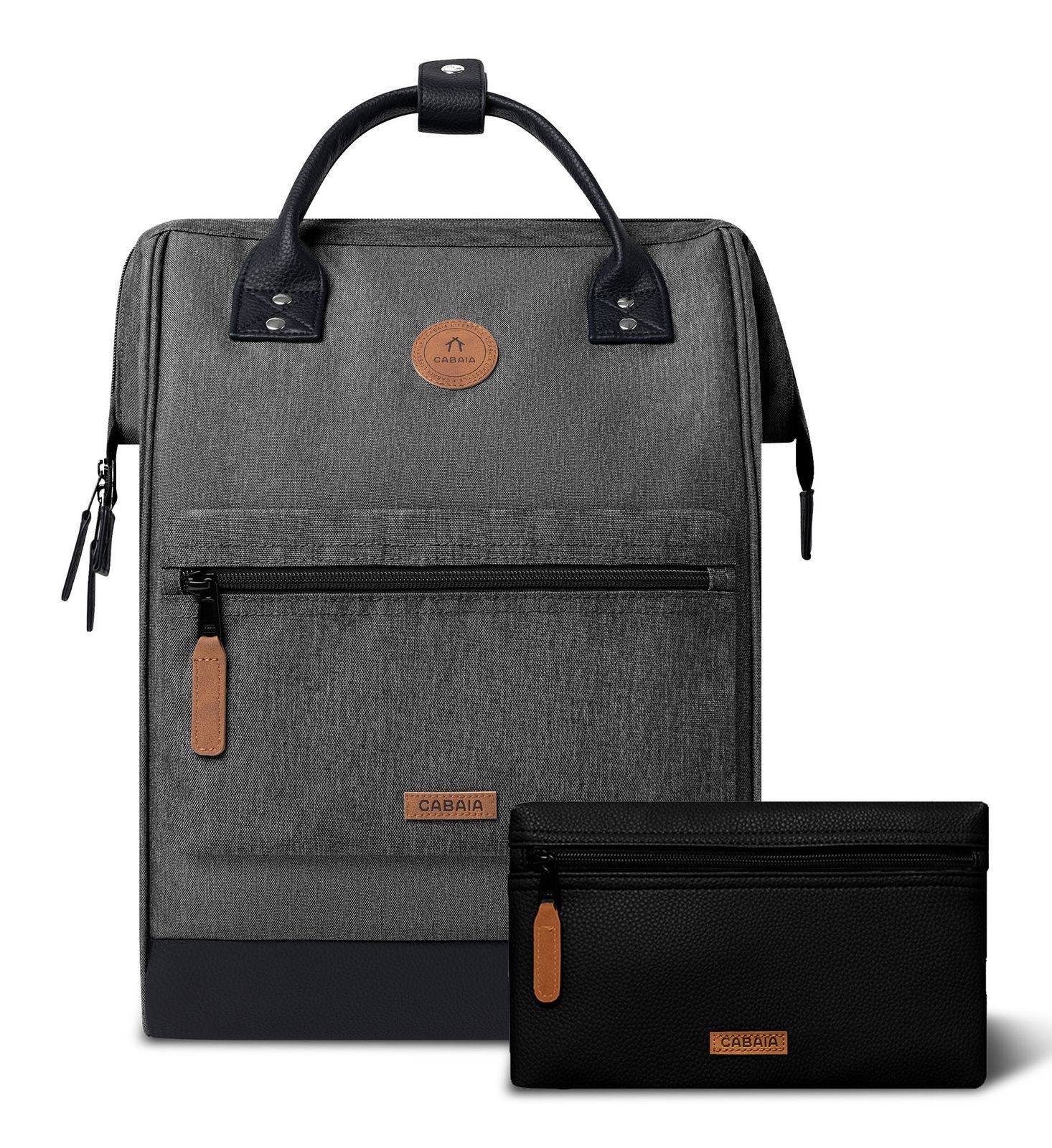 CABAIA Rucksack Melanged Backpack (Set, 3-tlg) günstig online kaufen